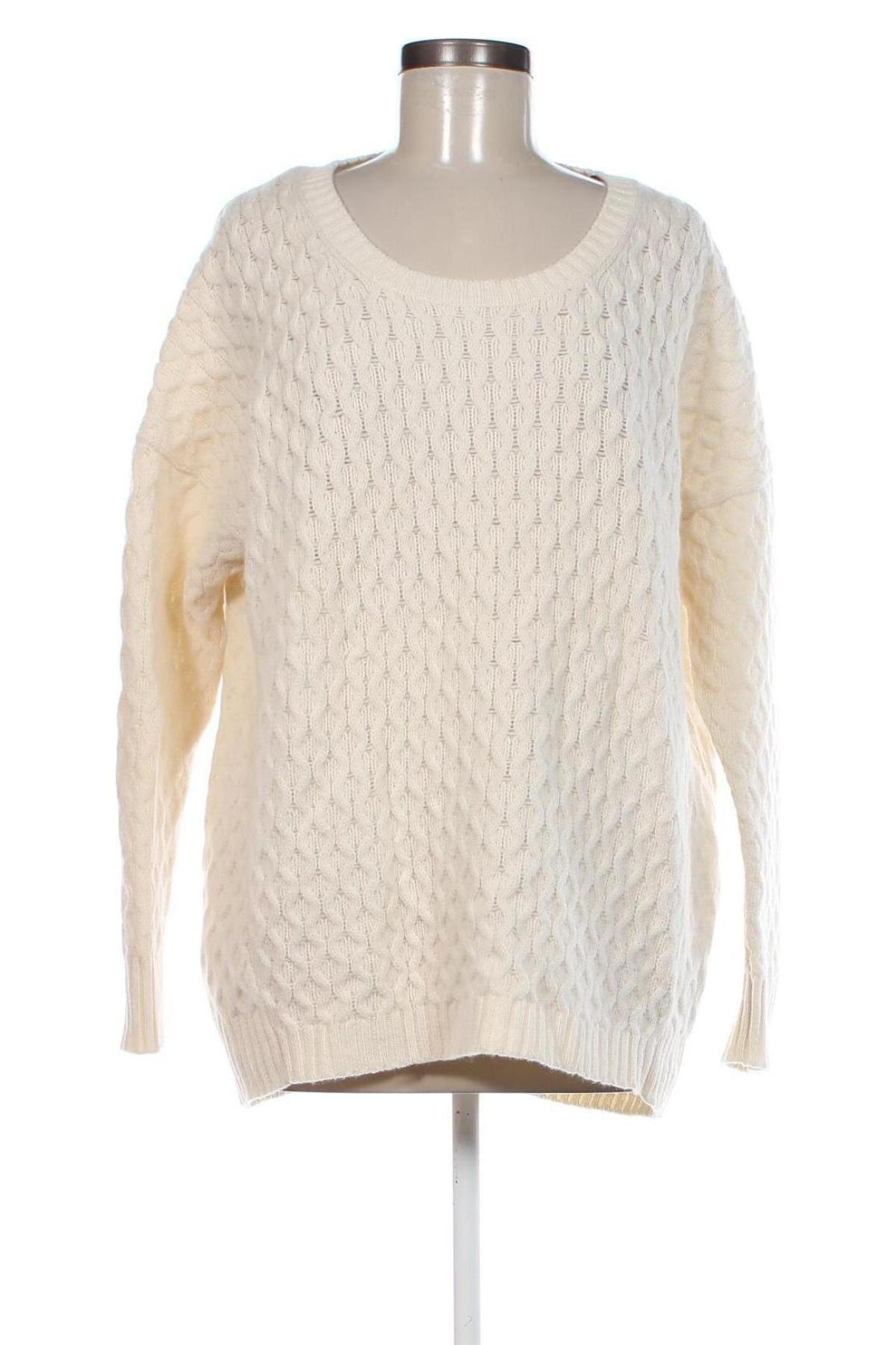 Γυναικείο πουλόβερ Donna Lane, Μέγεθος XL, Χρώμα Εκρού, Τιμή 9,51 €