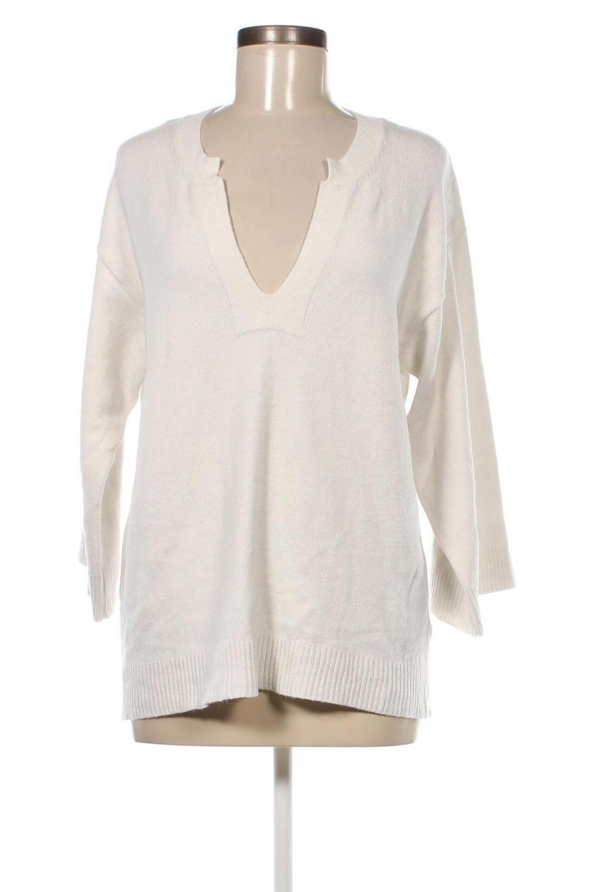 Γυναικείο πουλόβερ Due Amanti, Μέγεθος L, Χρώμα Λευκό, Τιμή 23,75 €