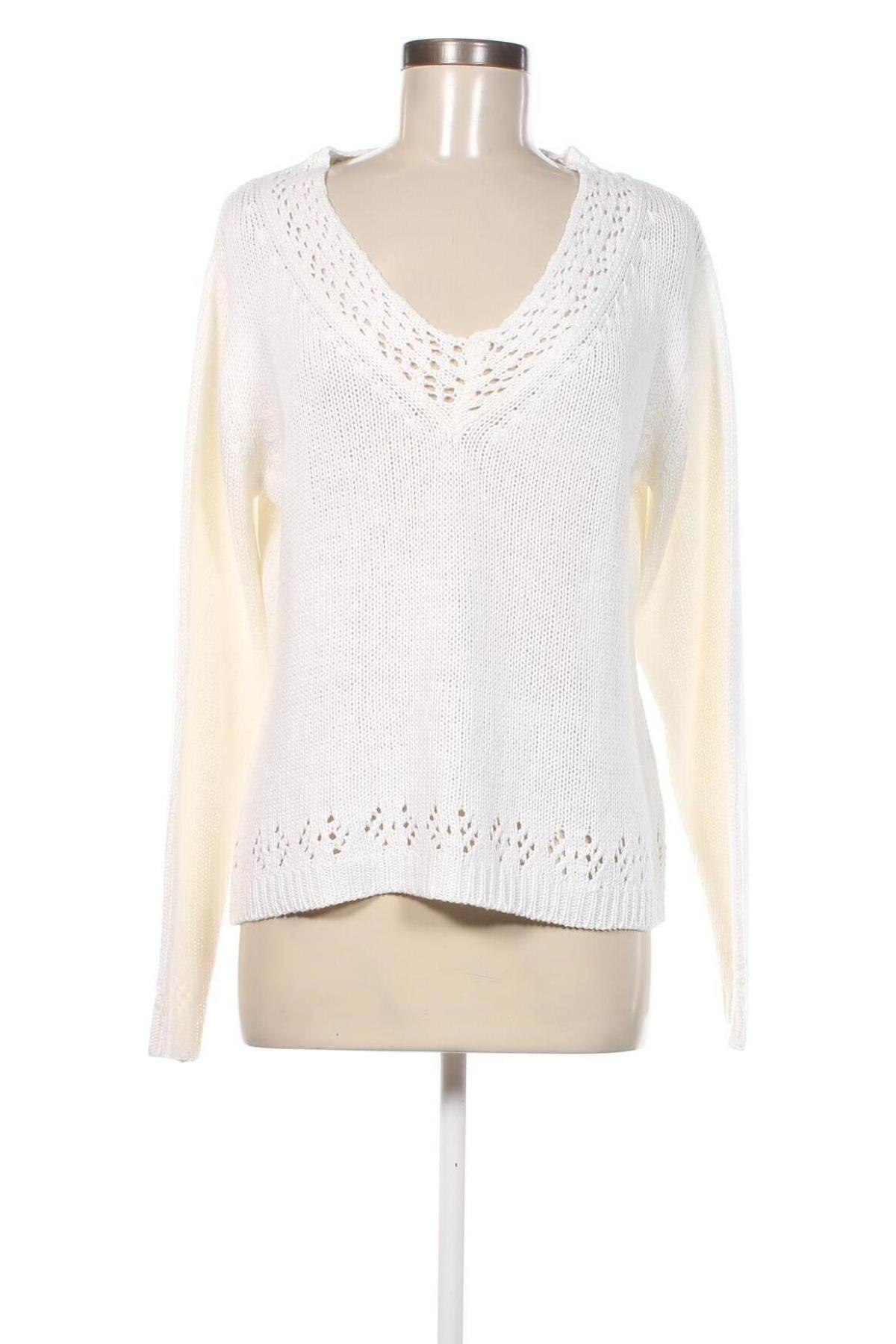 Дамски пуловер Elle Nor, Размер M, Цвят Бял, Цена 11,60 лв.