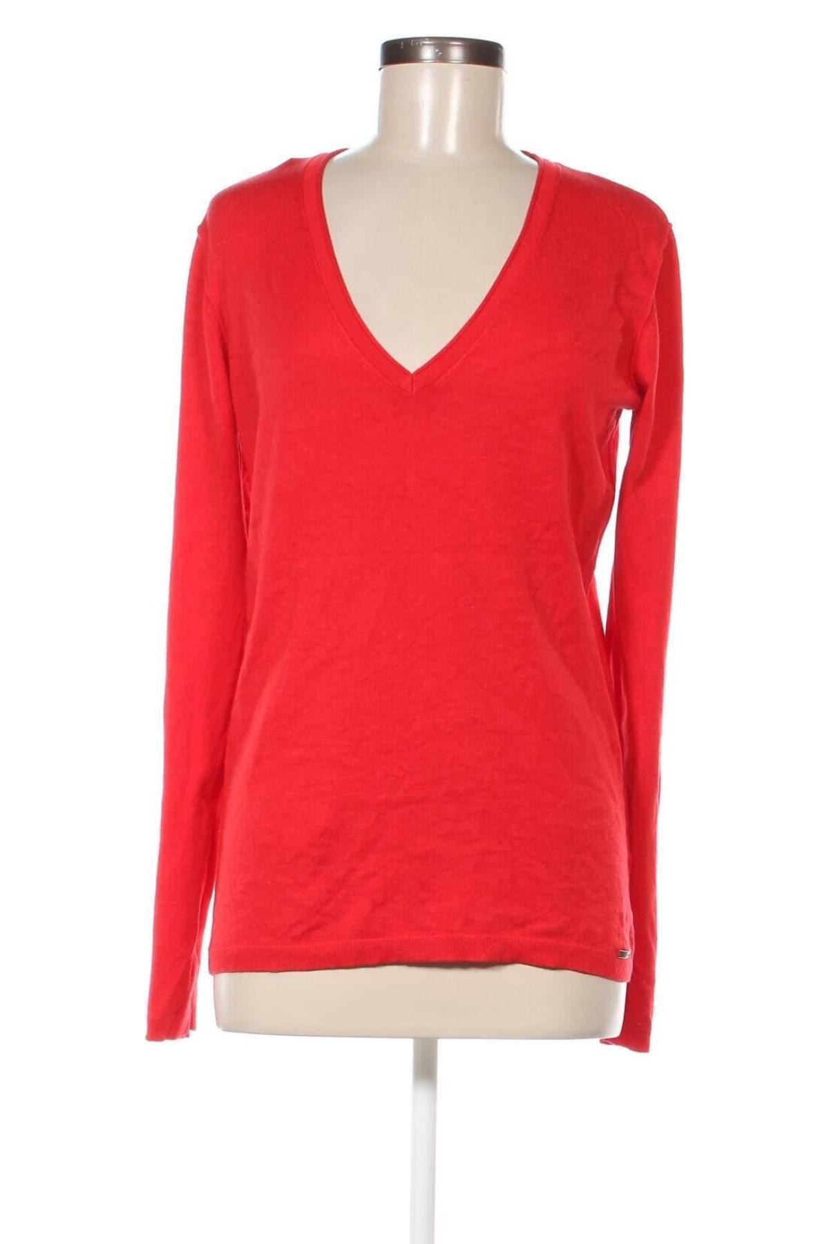 Дамски пуловер Esprit, Размер L, Цвят Червен, Цена 17,63 лв.