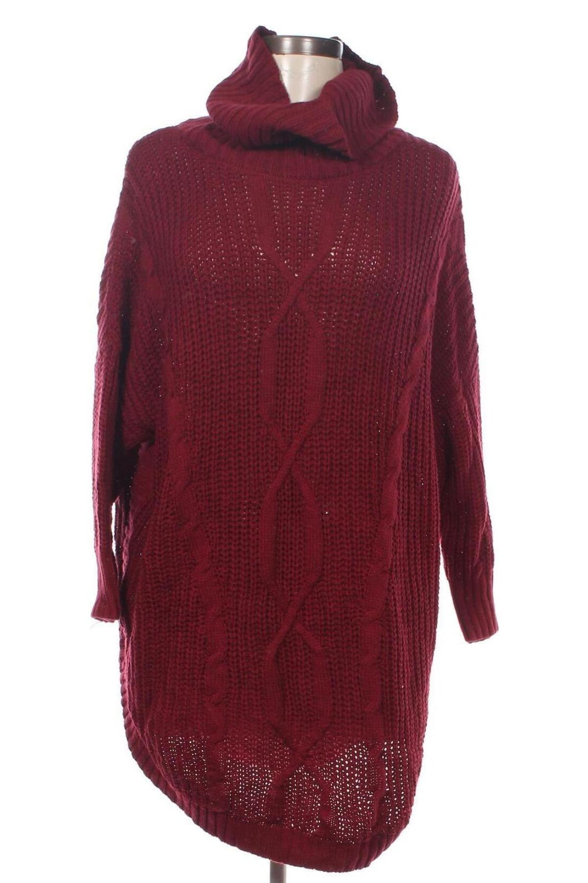Дамски пуловер Express, Размер L, Цвят Червен, Цена 39,99 лв.