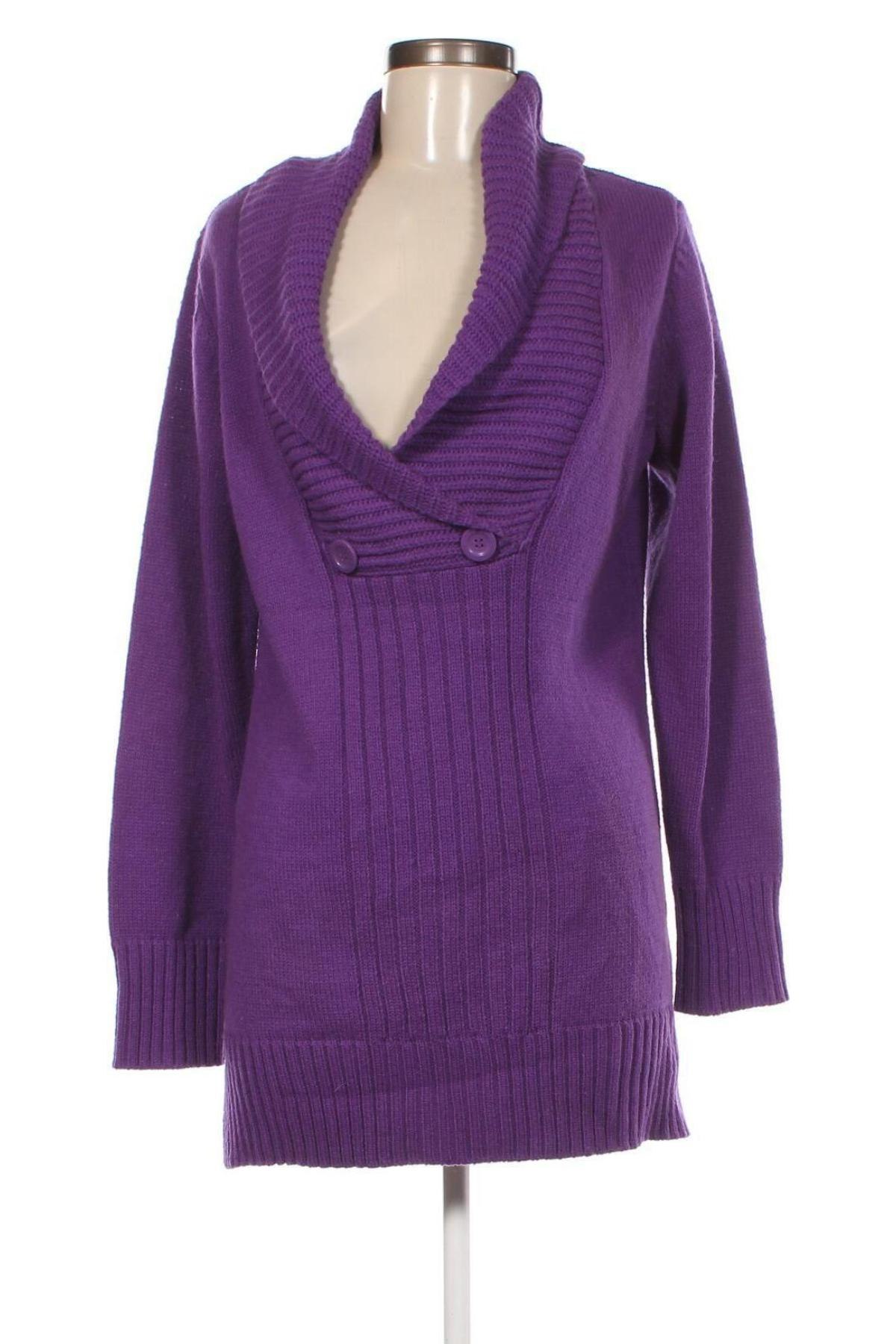 Дамски пуловер Fashion Bug, Размер S, Цвят Лилав, Цена 11,60 лв.