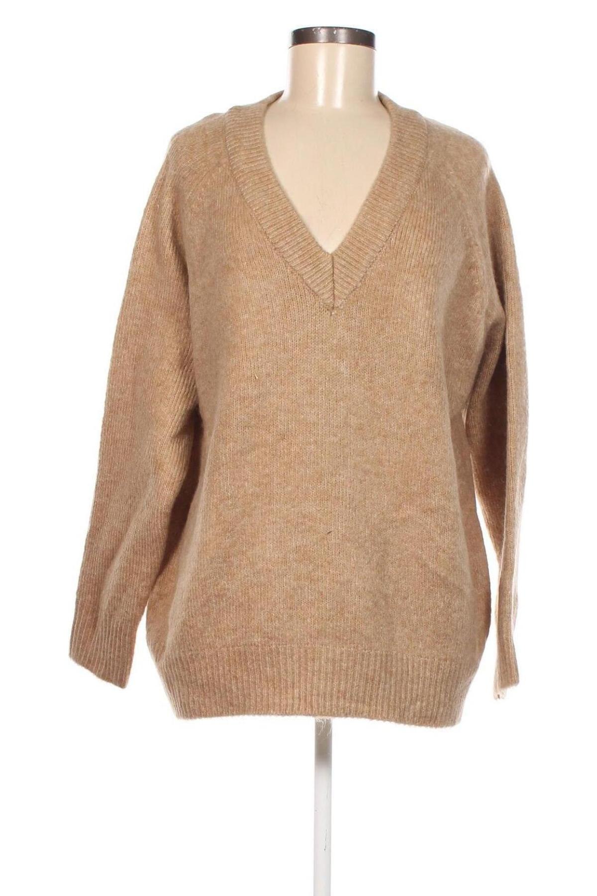 Γυναικείο πουλόβερ Fb Sister, Μέγεθος L, Χρώμα  Μπέζ, Τιμή 7,18 €