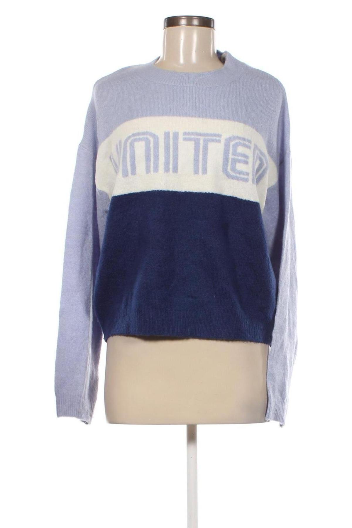 Γυναικείο πουλόβερ Fb Sister, Μέγεθος L, Χρώμα Μπλέ, Τιμή 7,18 €