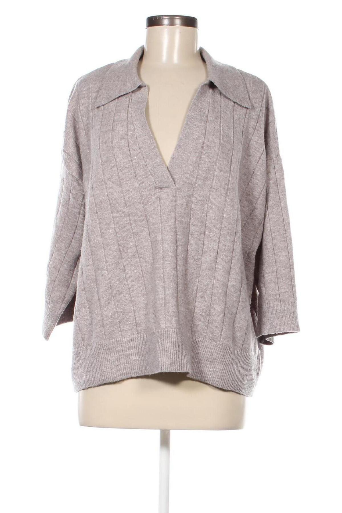 Damenpullover H&M, Größe L, Farbe Grau, Preis € 7,49