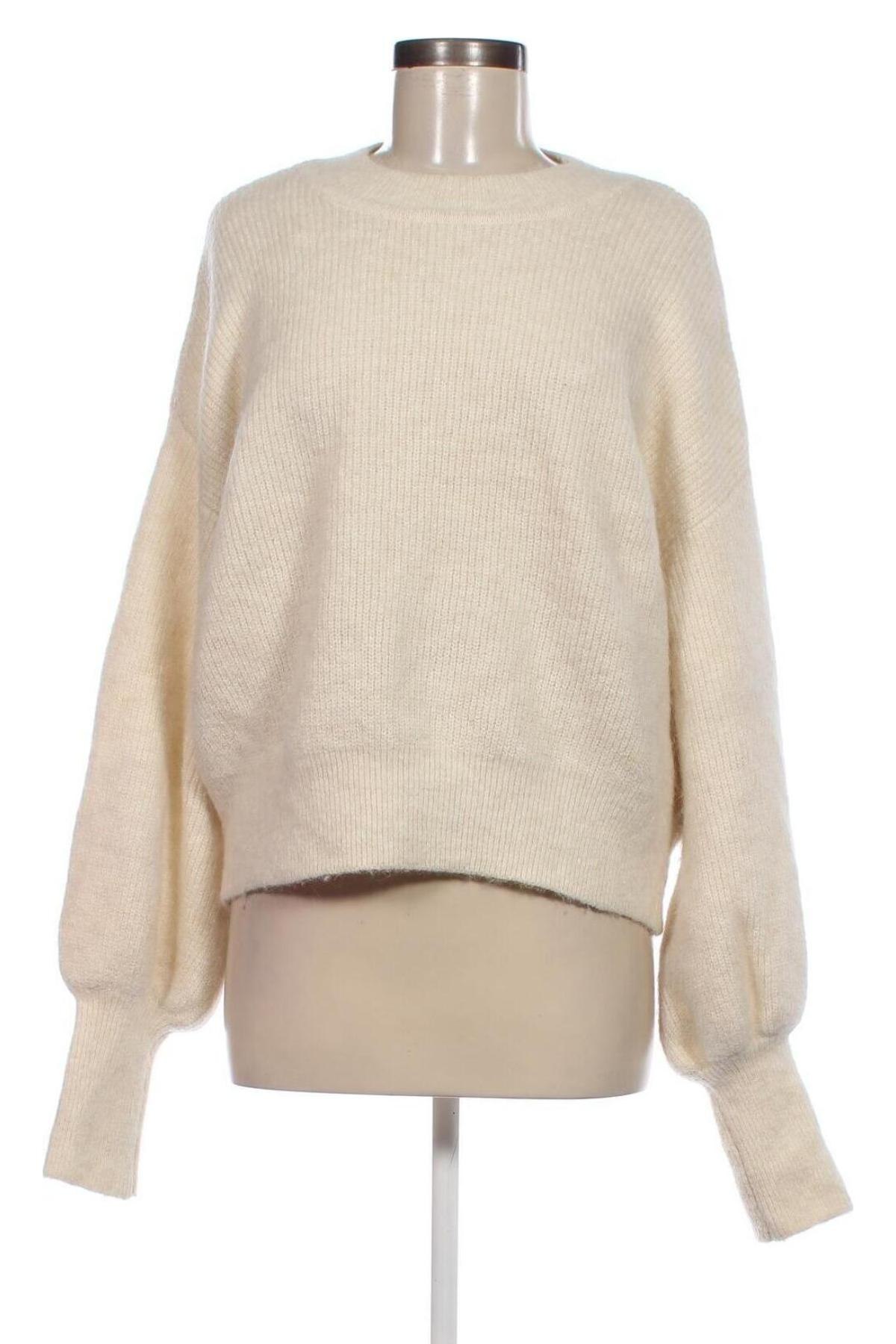 Damski sweter H&M, Rozmiar M, Kolor ecru, Cena 37,10 zł