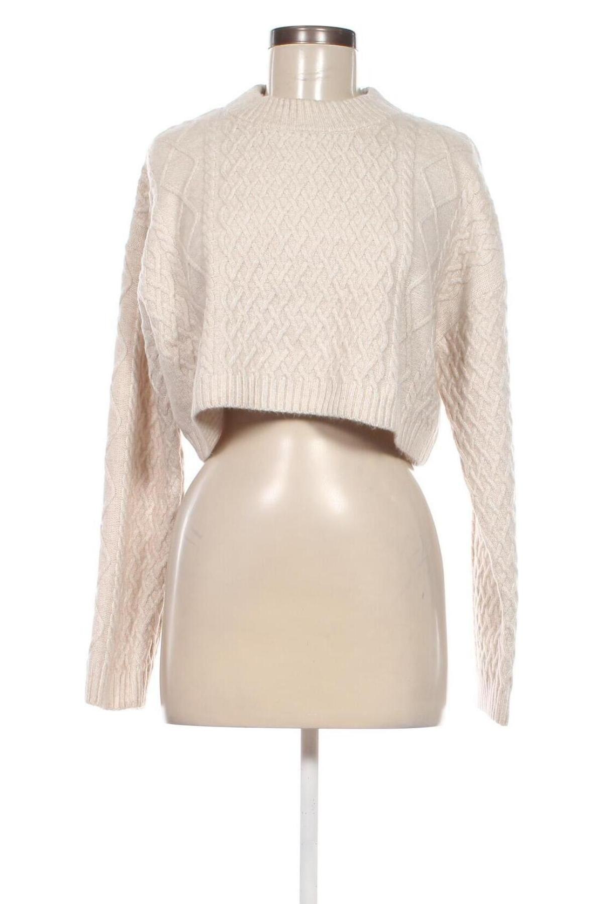 Damenpullover H&M, Größe M, Farbe Beige, Preis 7,49 €