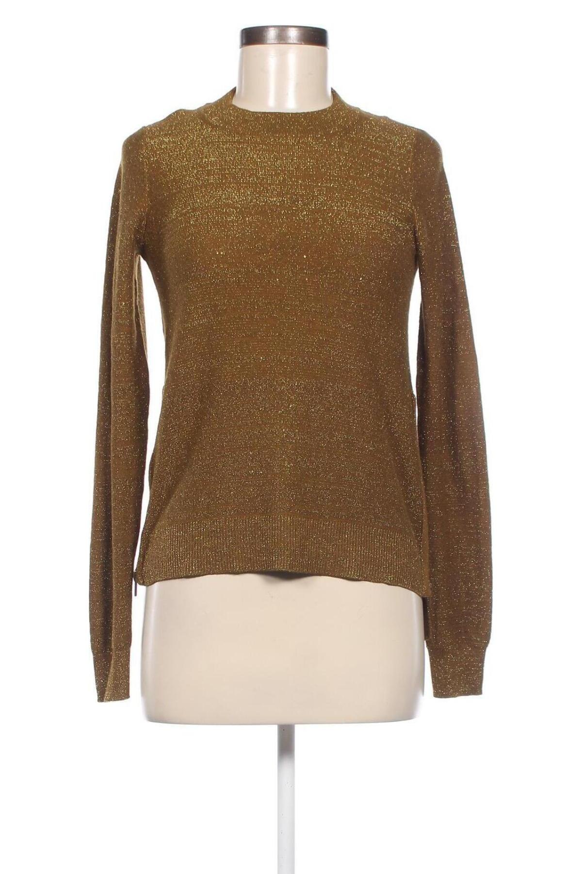 Damski sweter H&M Conscious Collection, Rozmiar XS, Kolor Złocisty, Cena 32,99 zł