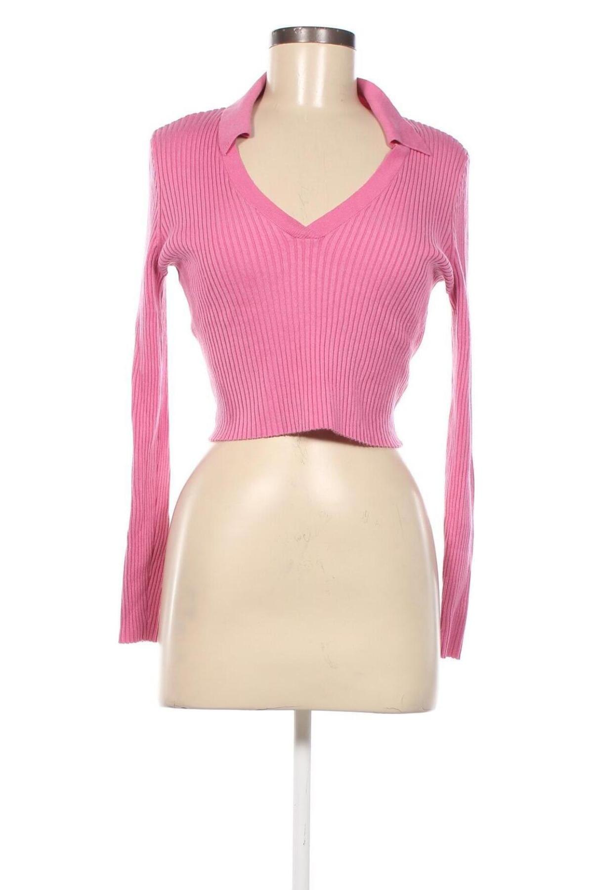Дамски пуловер H&M Divided, Размер L, Цвят Розов, Цена 11,60 лв.