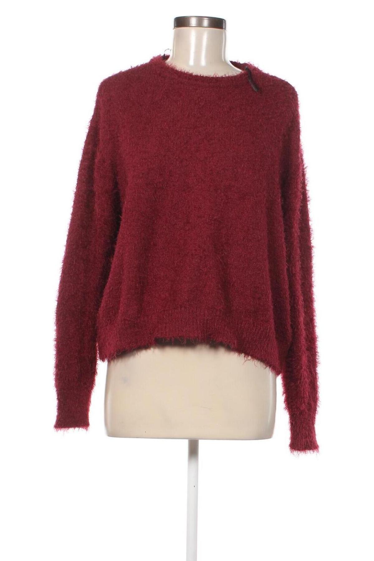 Дамски пуловер H&M Divided, Размер L, Цвят Червен, Цена 12,47 лв.