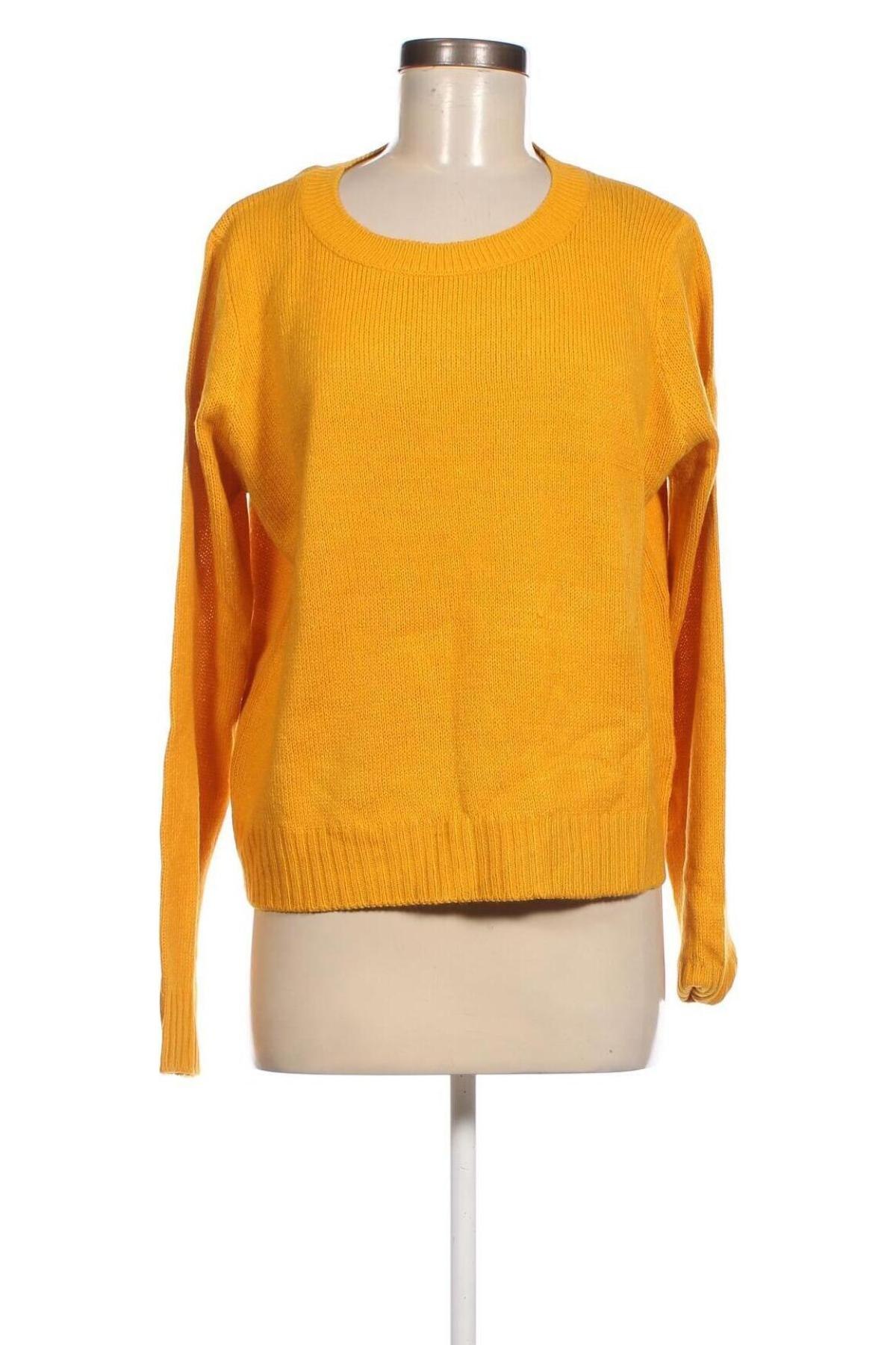 Дамски пуловер H&M Divided, Размер M, Цвят Жълт, Цена 21,16 лв.