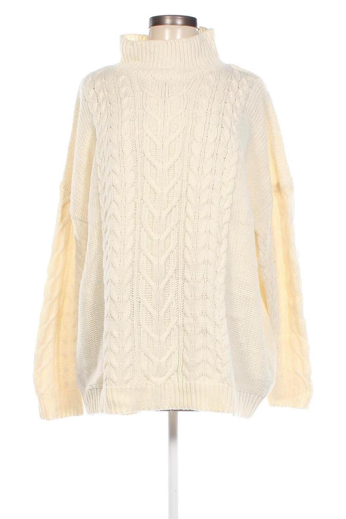 Damski sweter H&M Divided, Rozmiar M, Kolor ecru, Cena 36,99 zł