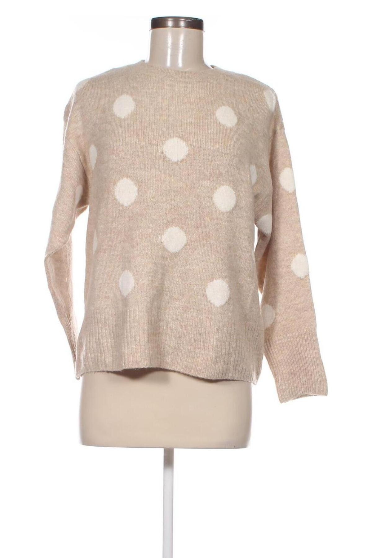Дамски пуловер H&M L.O.G.G., Размер M, Цвят Бежов, Цена 12,47 лв.