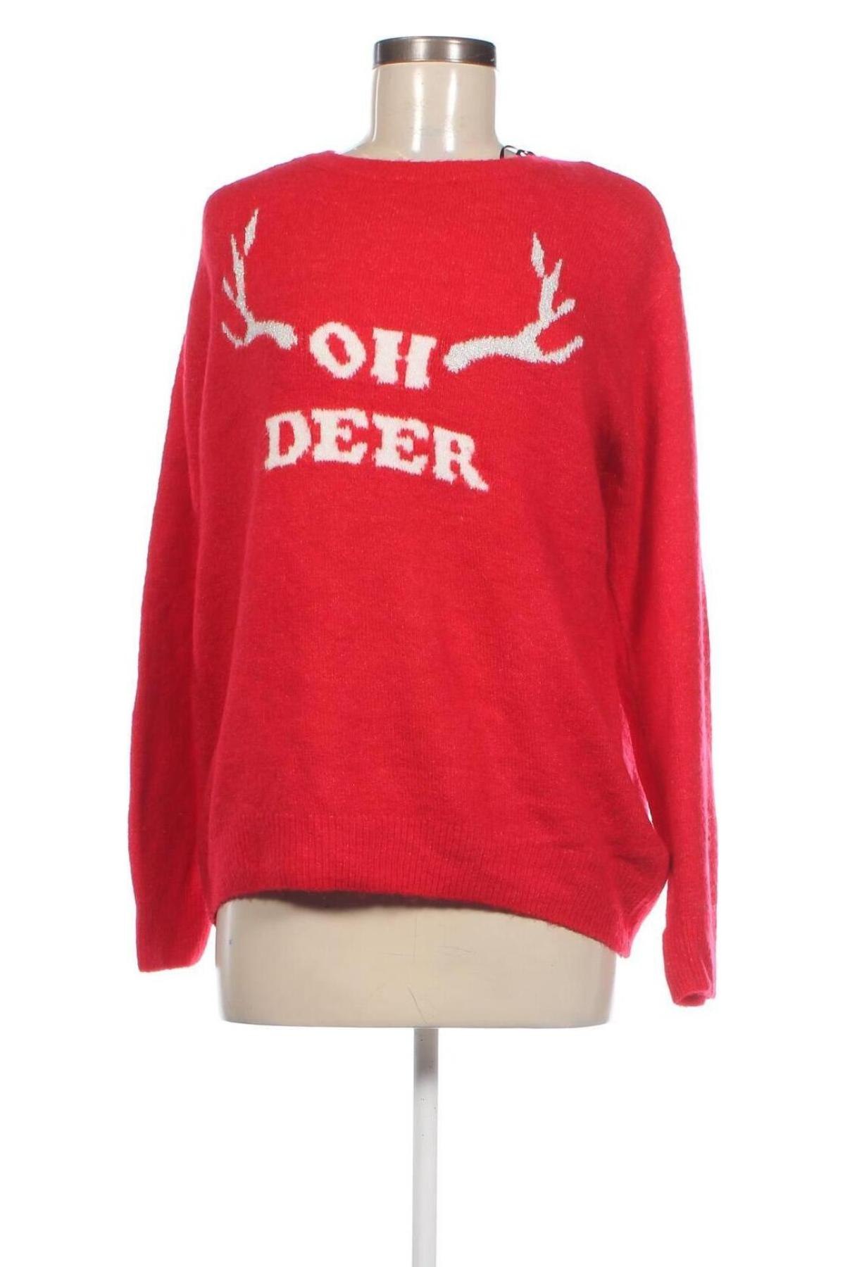 Damenpullover H&M L.O.G.G., Größe M, Farbe Rot, Preis € 9,89