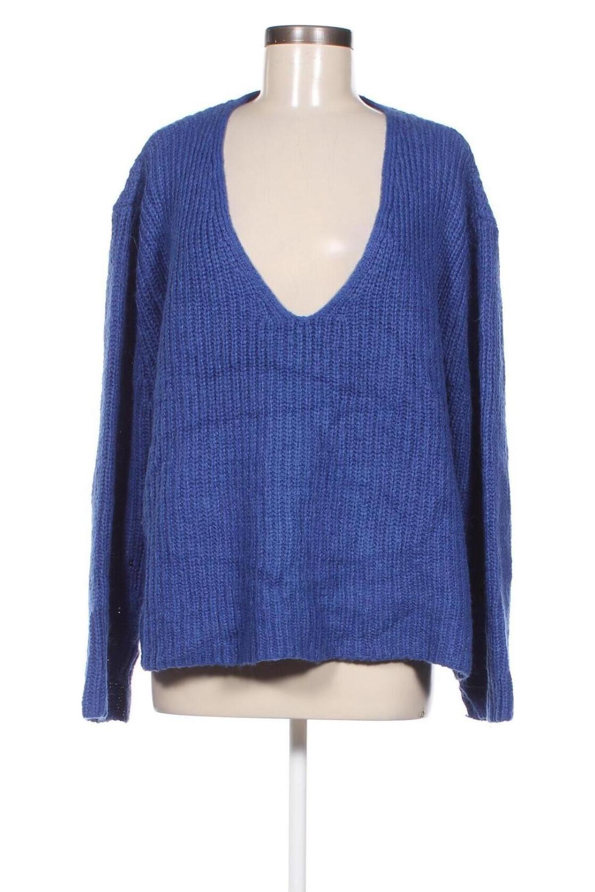 Γυναικείο πουλόβερ H&M L.O.G.G., Μέγεθος XL, Χρώμα Μπλέ, Τιμή 8,97 €