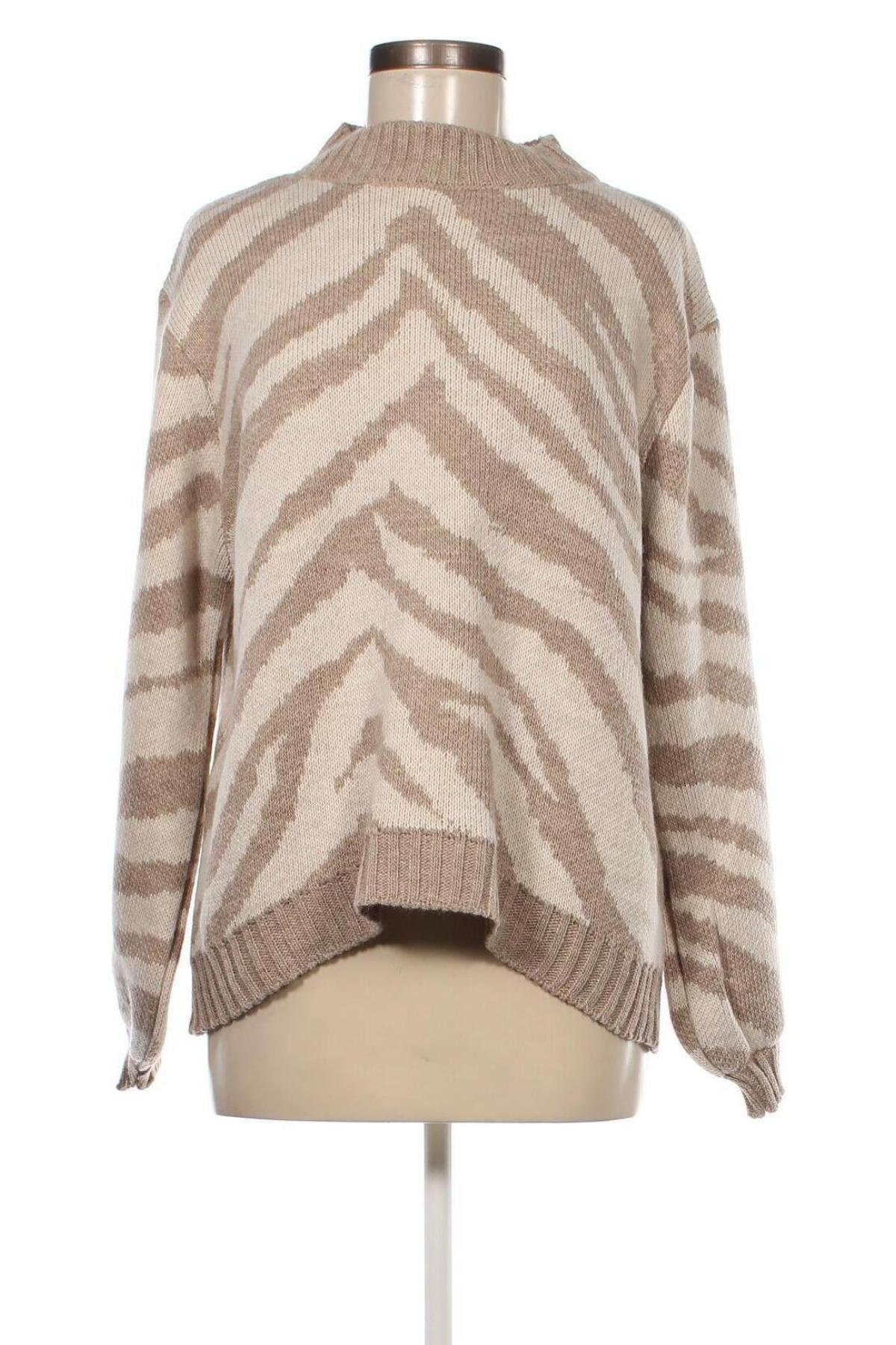 Дамски пуловер Haily`s, Размер L, Цвят Бежов, Цена 44,64 лв.