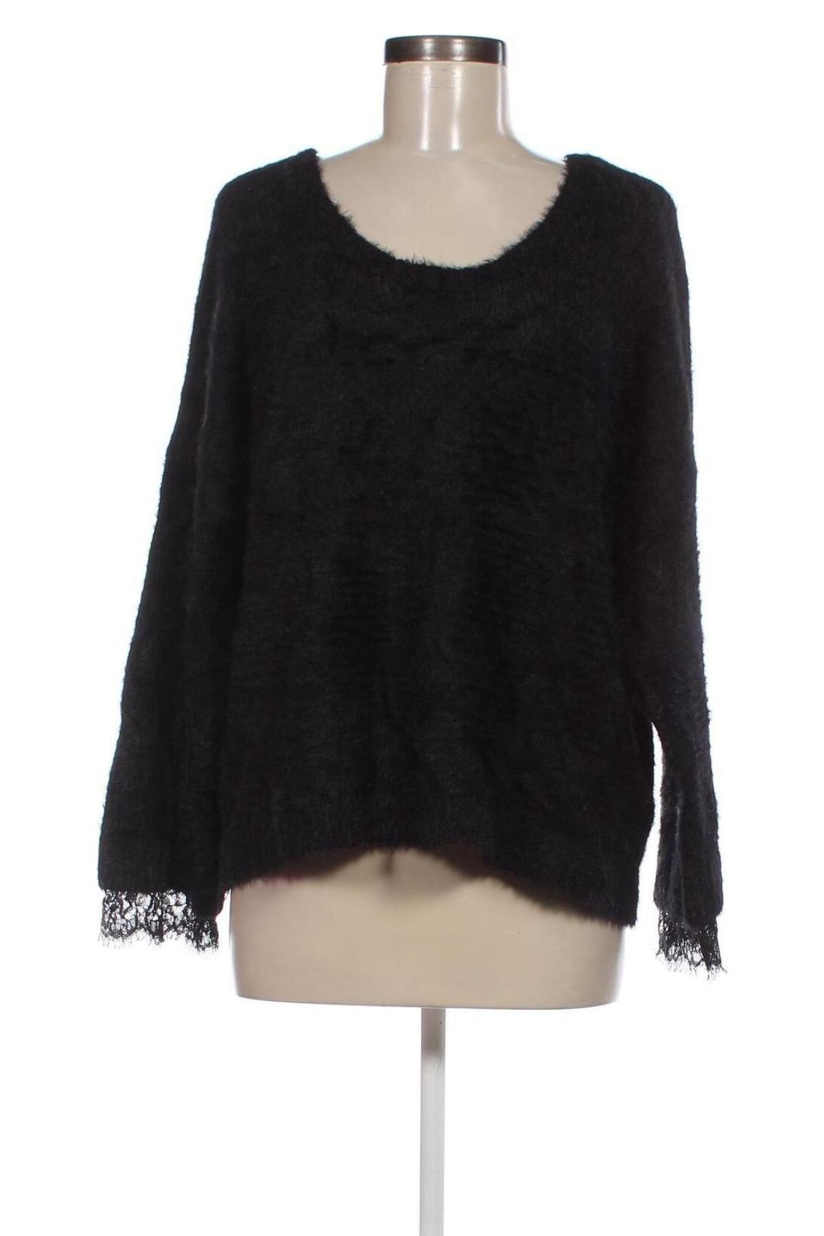 Дамски пуловер Haily`s, Размер XL, Цвят Черен, Цена 20,50 лв.