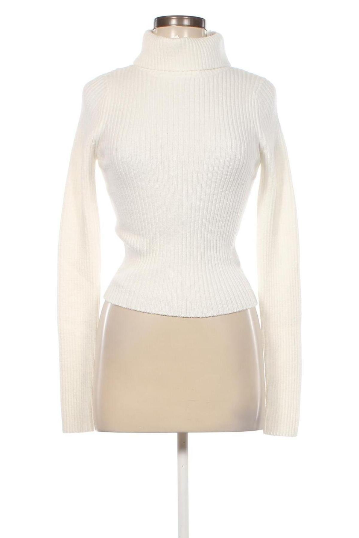 Дамски пуловер Hollister, Размер M, Цвят Бял, Цена 47,43 лв.