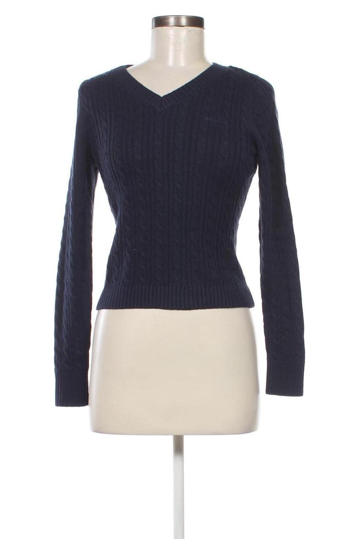 Дамски пуловер Hollister, Размер XS, Цвят Син, Цена 37,20 лв.