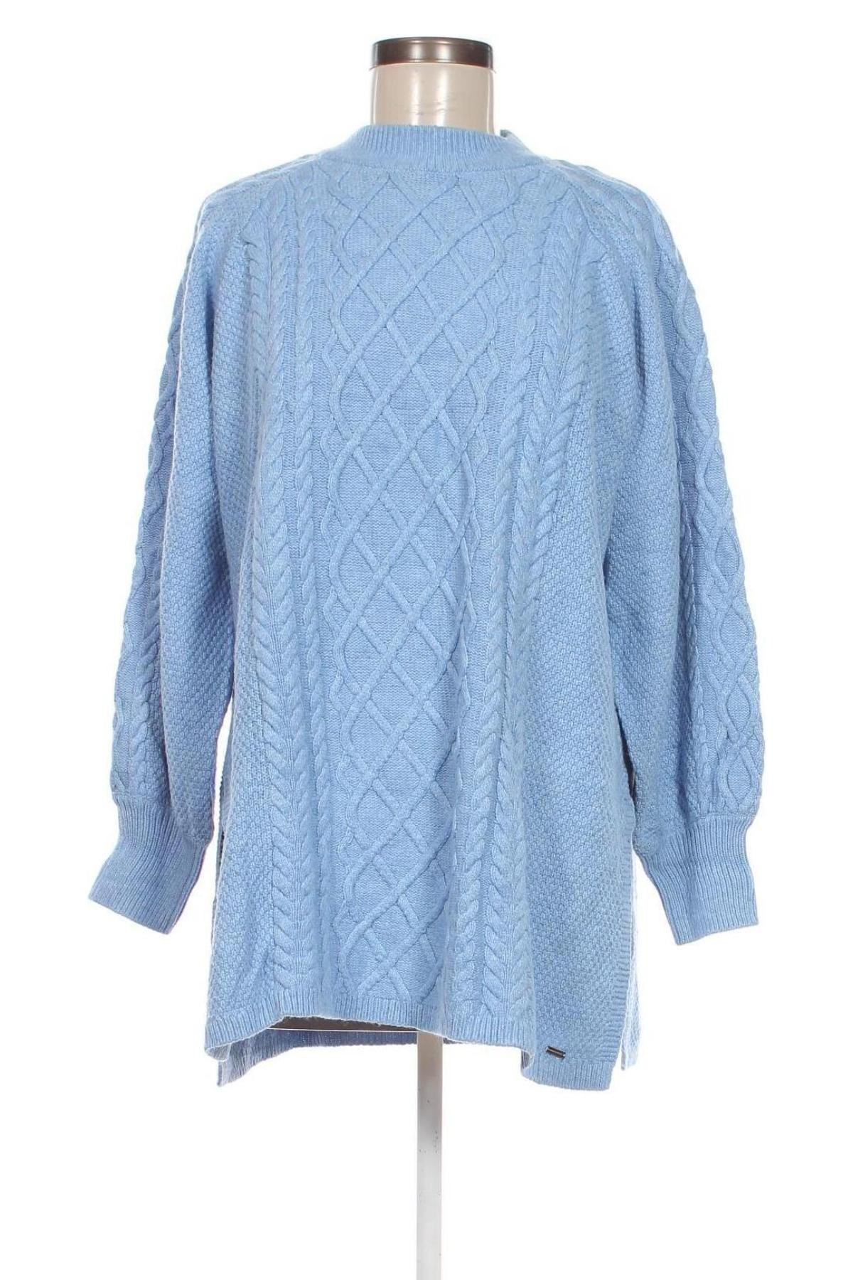 Дамски пуловер Holly & Whyte By Lindex, Размер L, Цвят Син, Цена 13,34 лв.