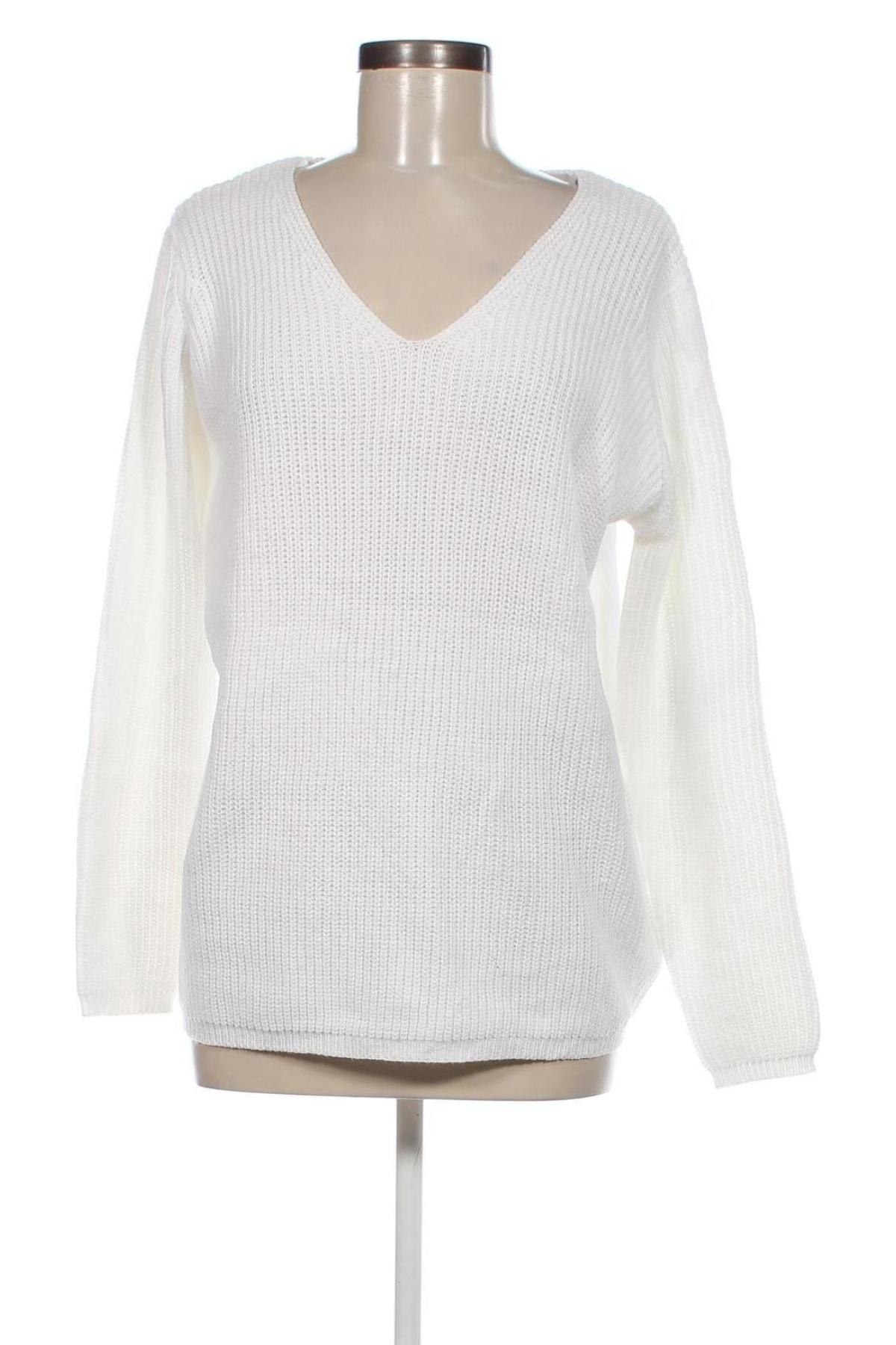 Дамски пуловер Infinity Woman, Размер L, Цвят Бял, Цена 12,88 лв.