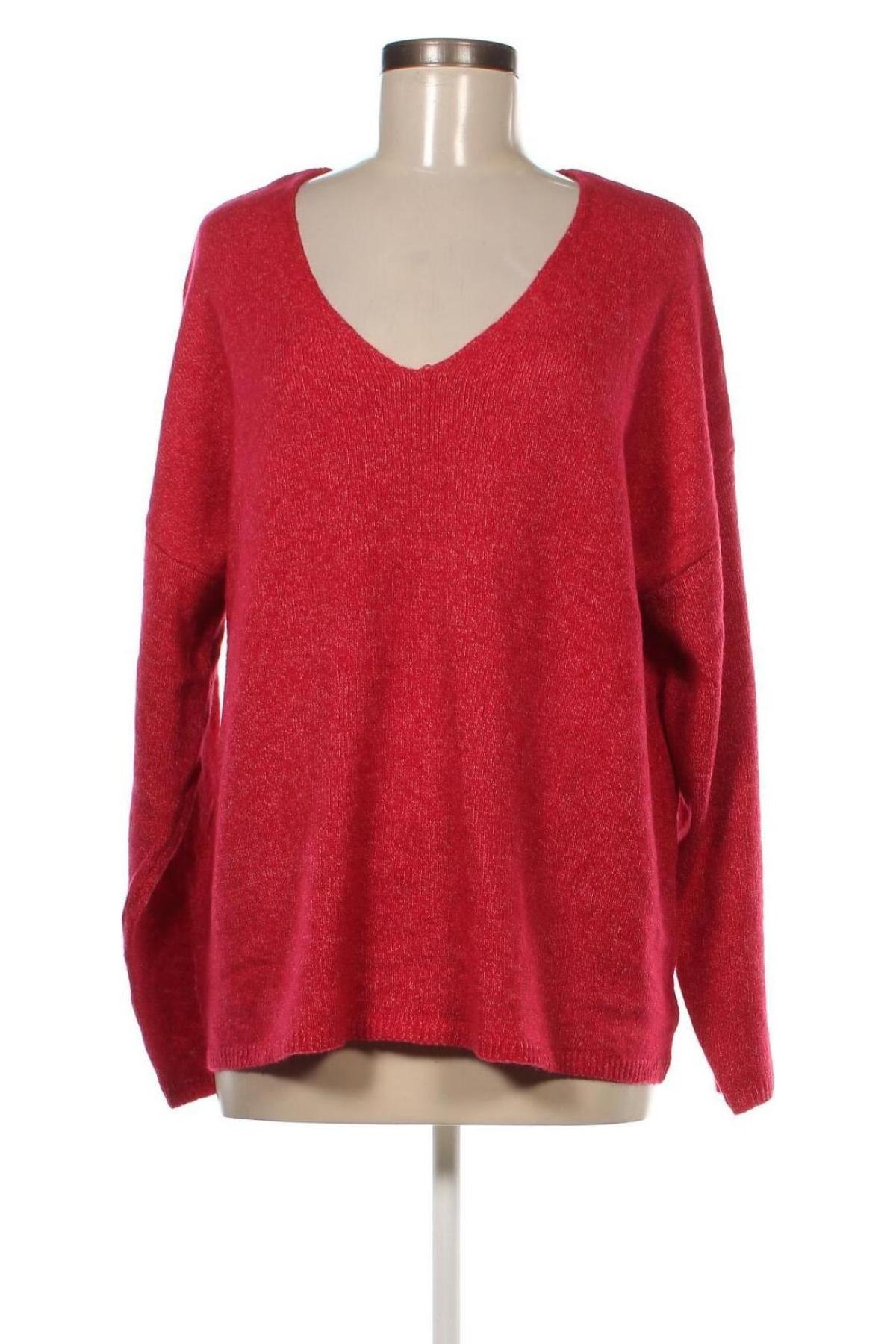 Damenpullover Janina, Größe M, Farbe Rot, Preis 7,49 €