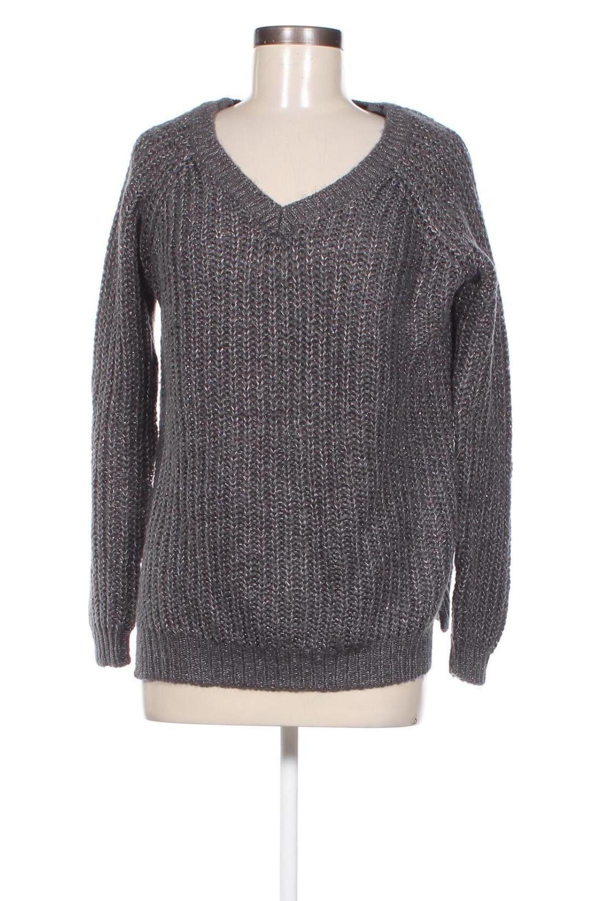 Damenpullover Janina, Größe L, Farbe Grau, Preis 7,49 €