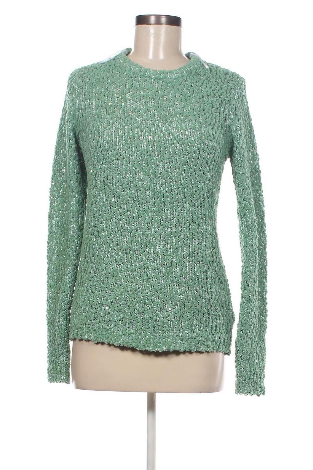 Дамски пуловер Janina, Размер S, Цвят Зелен, Цена 11,60 лв.