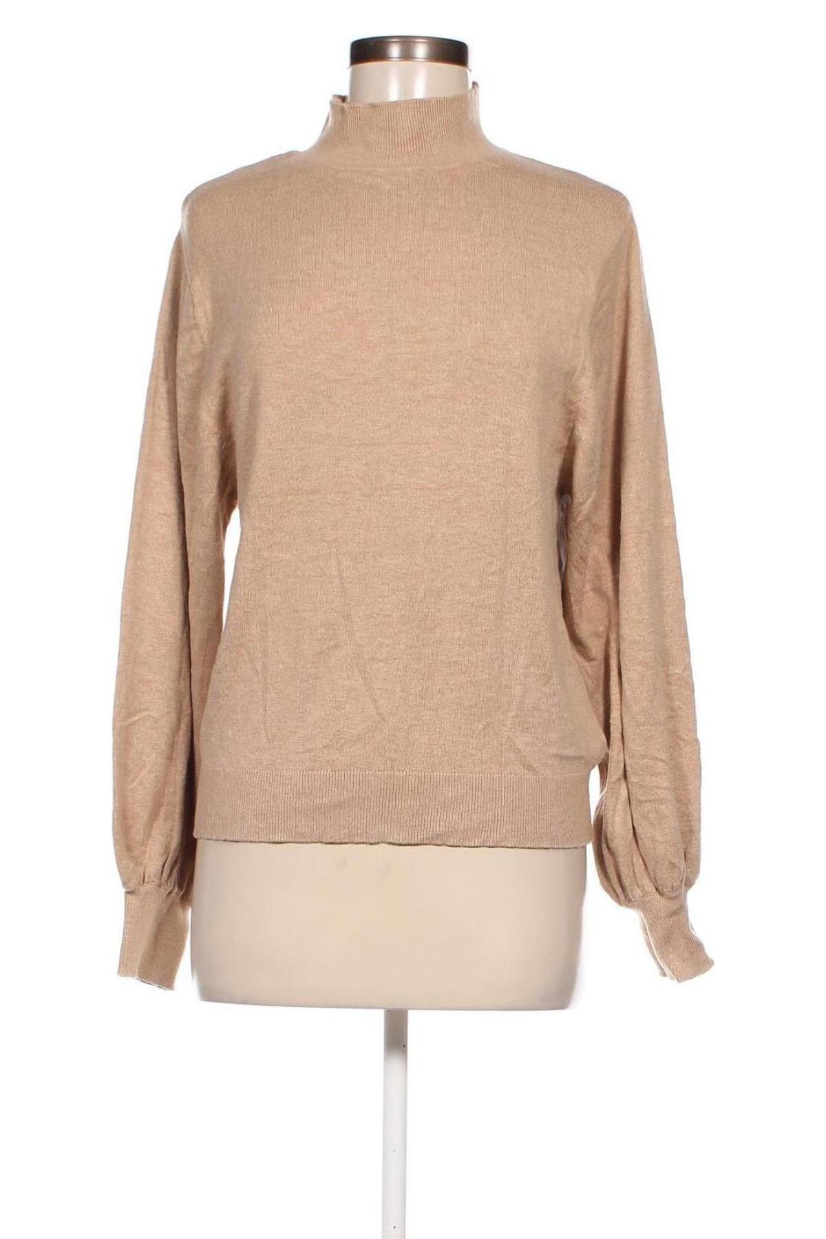 Дамски пуловер Jean Pascale, Размер S, Цвят Бежов, Цена 12,47 лв.