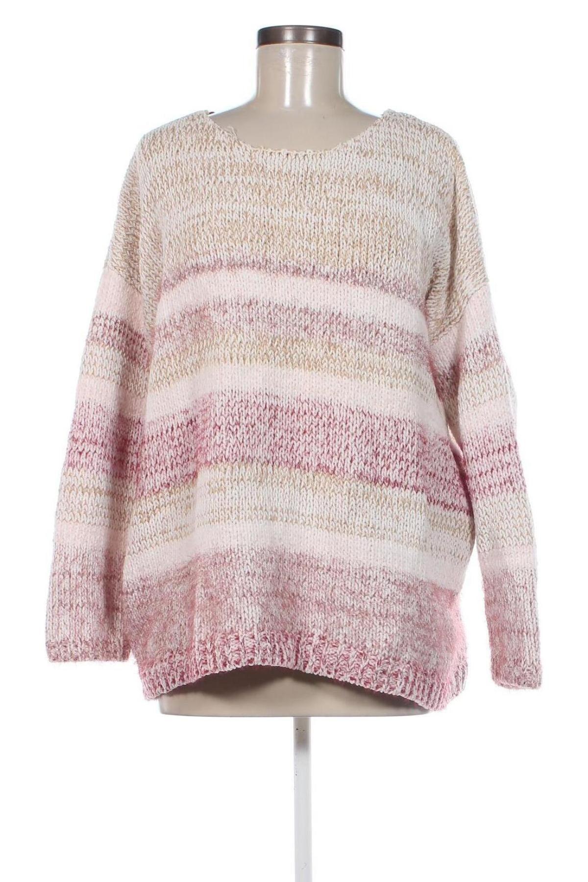 Дамски пуловер Jean Pascale, Размер L, Цвят Многоцветен, Цена 12,47 лв.