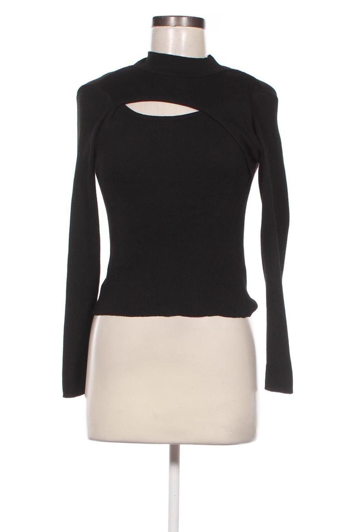 Γυναικείο πουλόβερ LCW, Μέγεθος M, Χρώμα Μαύρο, Τιμή 7,56 €