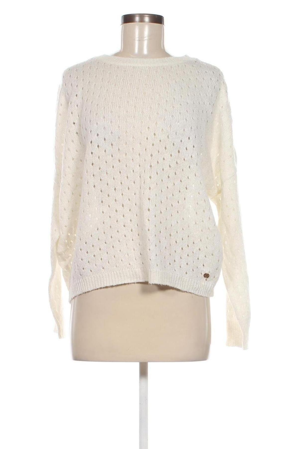 Дамски пуловер La Petite Etoile, Размер L, Цвят Бял, Цена 17,63 лв.