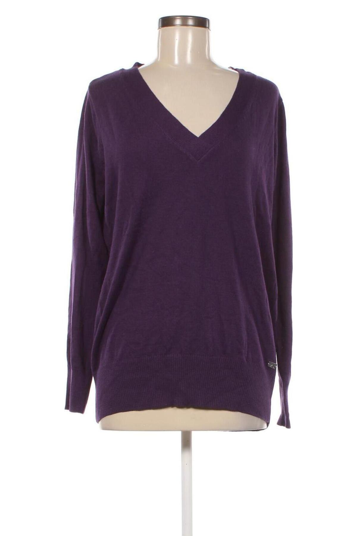 Дамски пуловер Lady In Paris, Размер XL, Цвят Лилав, Цена 41,87 лв.
