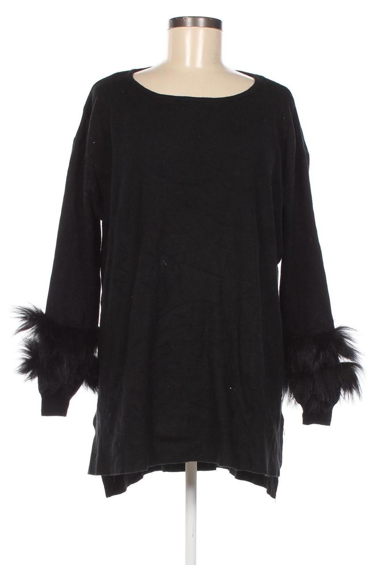 Γυναικείο πουλόβερ Laetitia Mem, Μέγεθος XL, Χρώμα Μαύρο, Τιμή 15,08 €