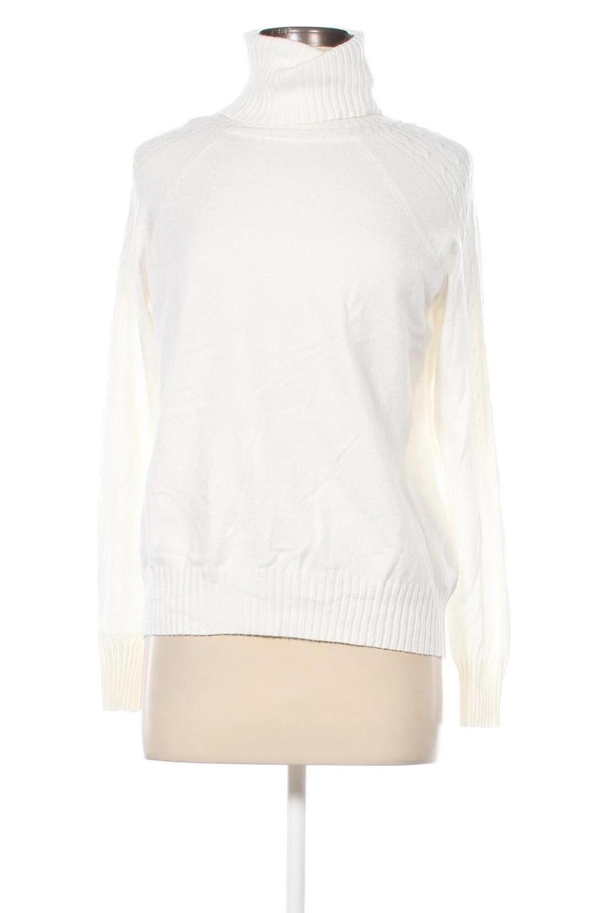 Дамски пуловер Laura Torelli, Размер M, Цвят Бял, Цена 11,60 лв.