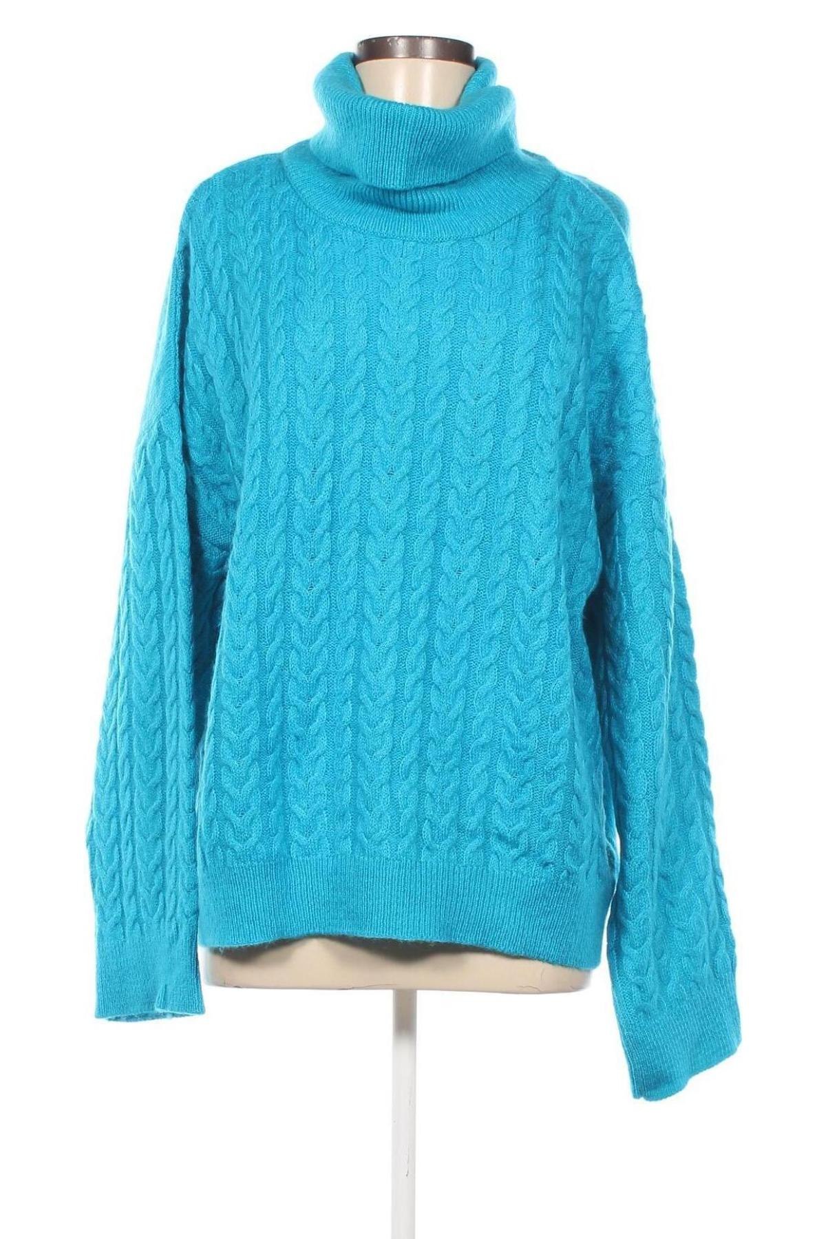 Γυναικείο πουλόβερ Laura Torelli, Μέγεθος XL, Χρώμα Μπλέ, Τιμή 8,97 €