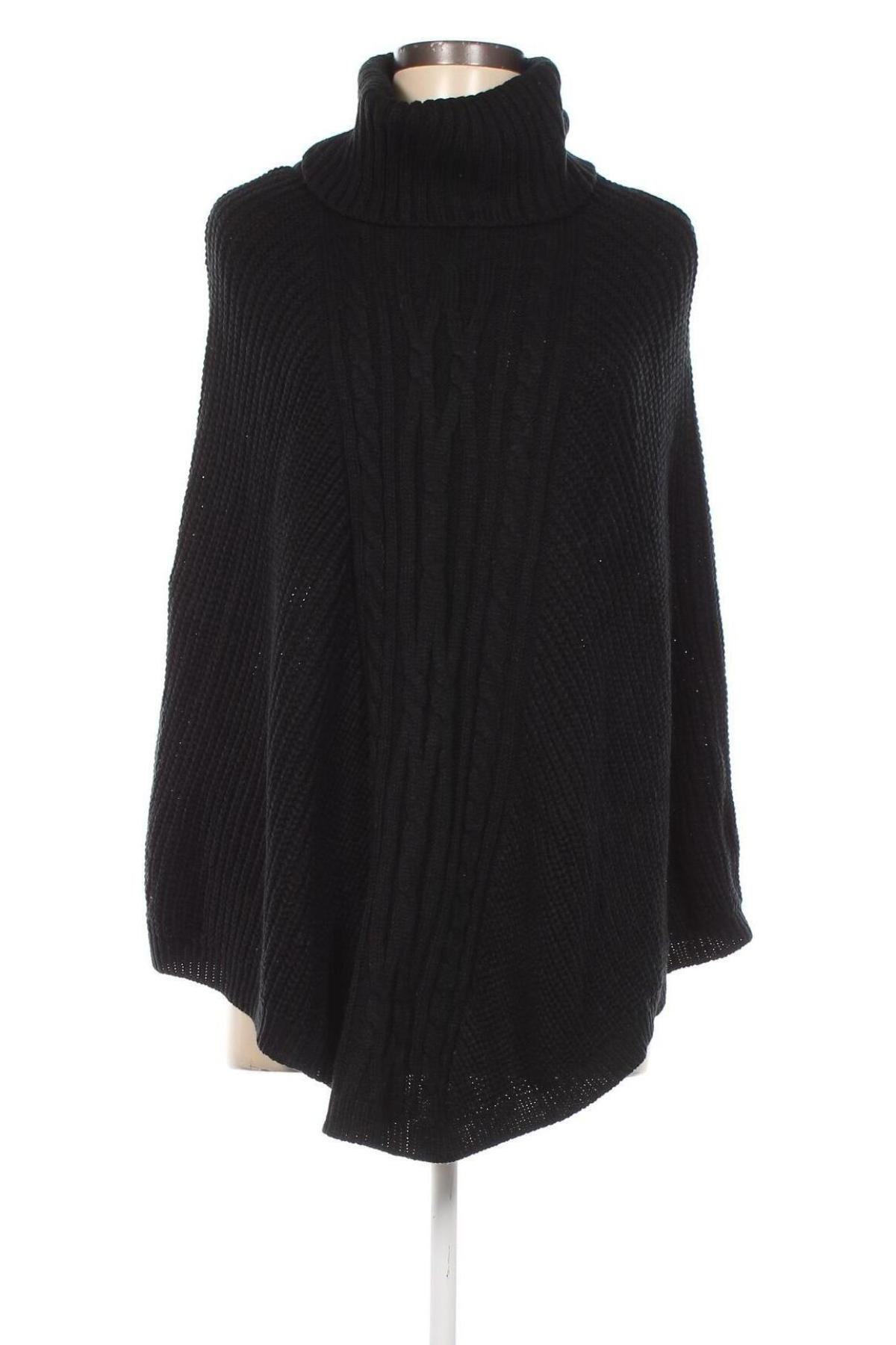 Дамски пуловер Laura Torelli, Размер M, Цвят Черен, Цена 13,34 лв.