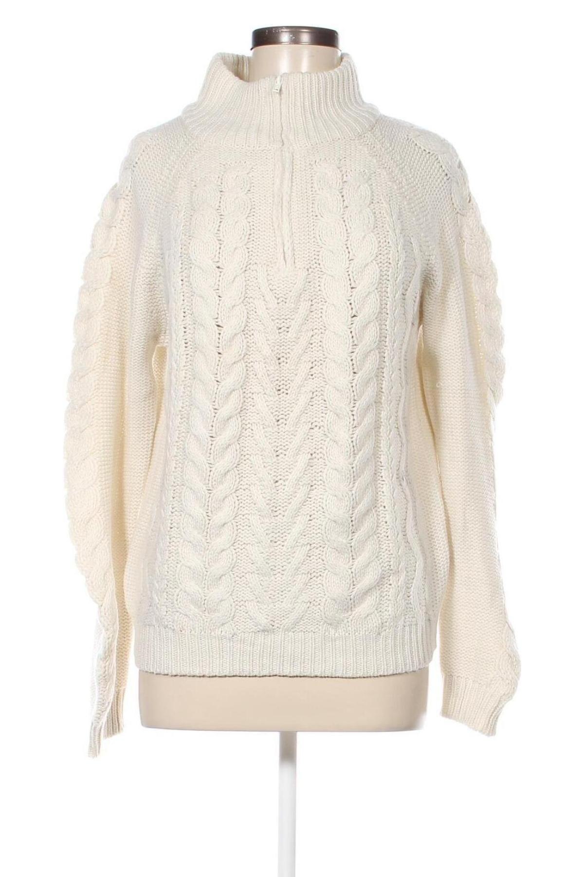 Дамски пуловер Laura Torelli, Размер M, Цвят Екрю, Цена 12,47 лв.