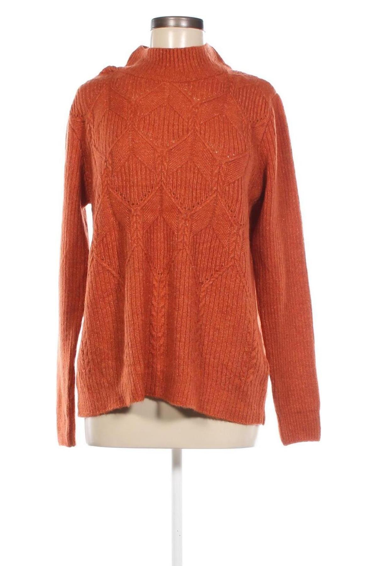 Damenpullover Laura Torelli, Größe M, Farbe Orange, Preis € 7,49