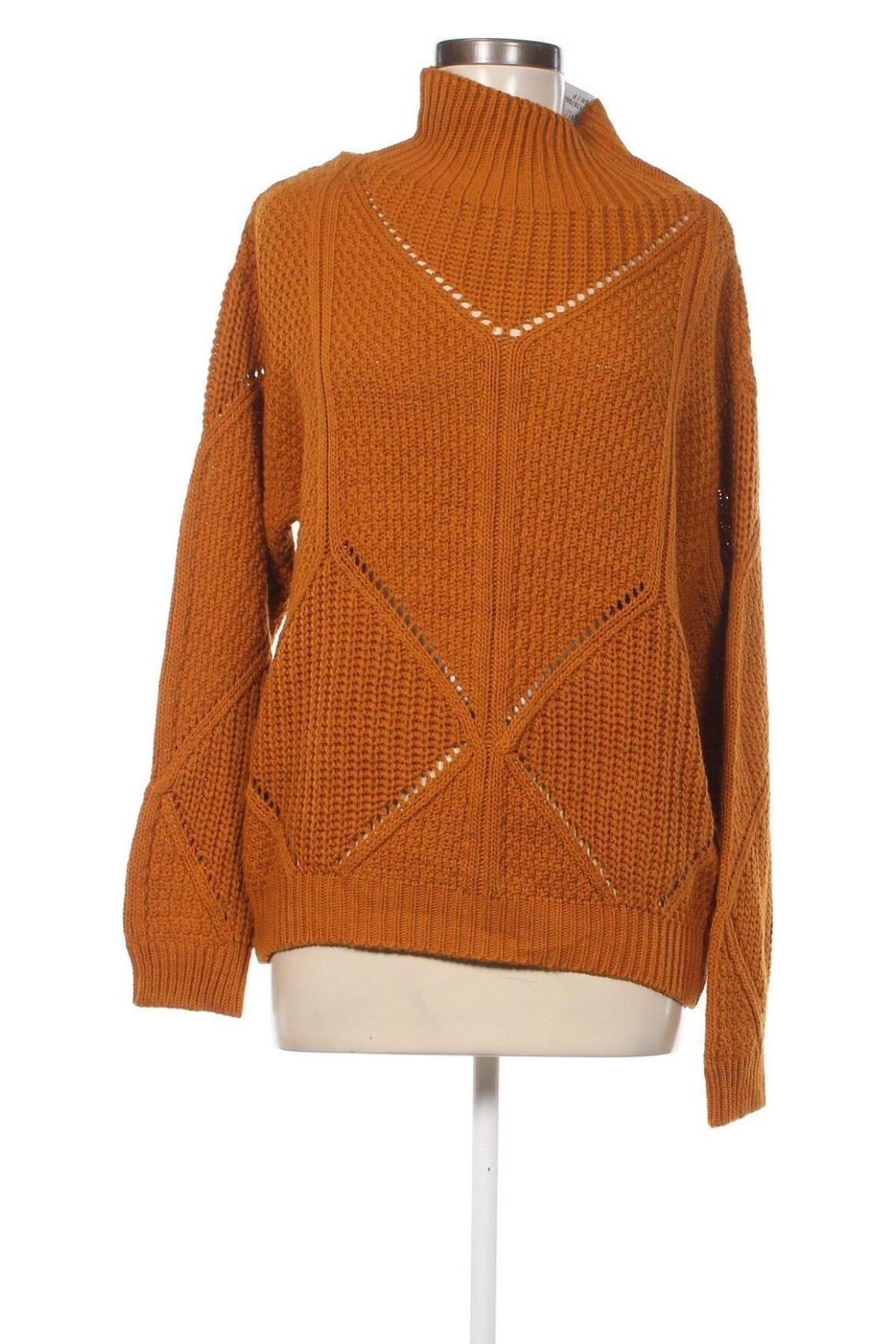 Дамски пуловер Laura Torelli, Размер M, Цвят Жълт, Цена 12,47 лв.