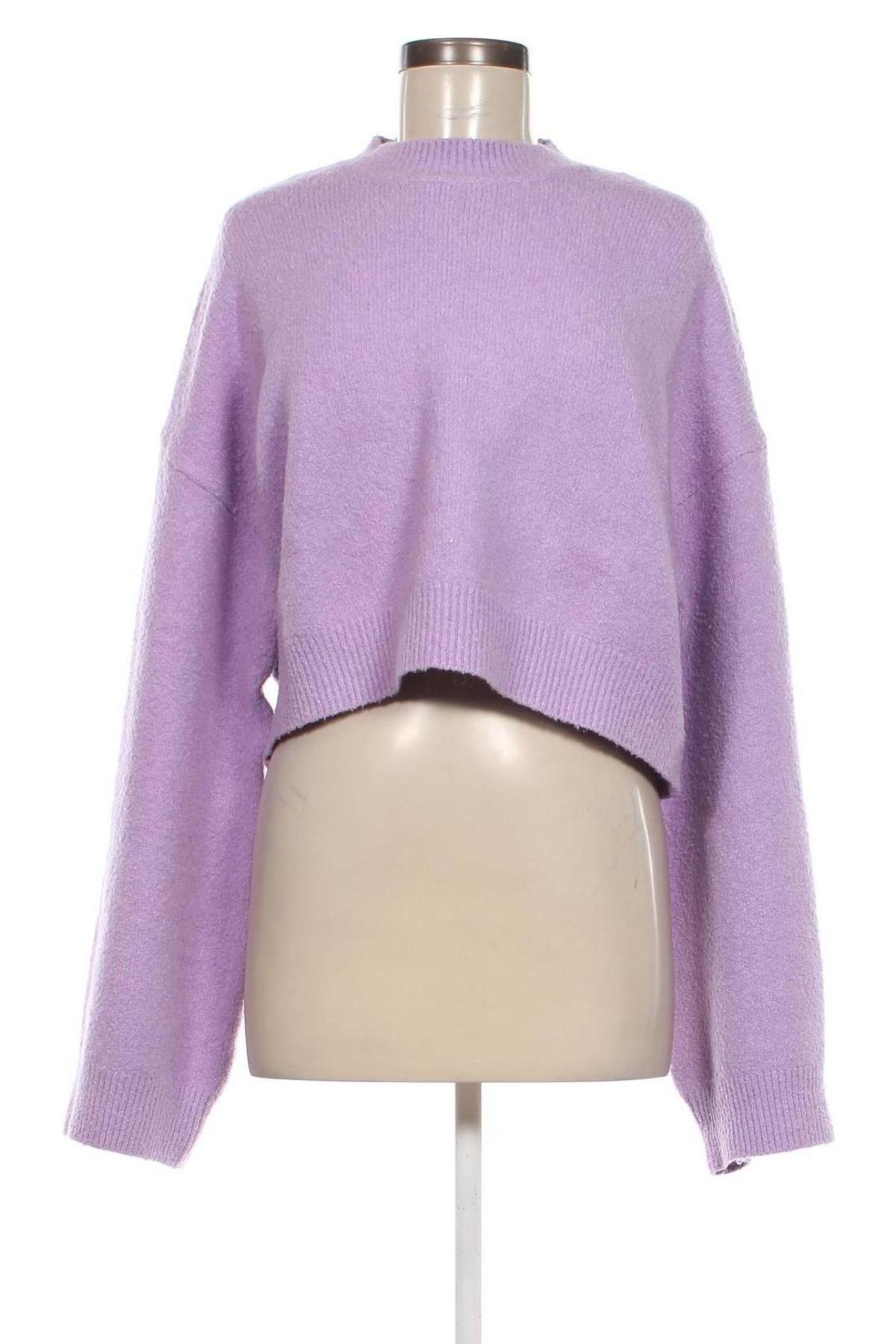 Damski sweter LeGer By Lena Gercke X About you, Rozmiar S, Kolor Fioletowy, Cena 118,99 zł