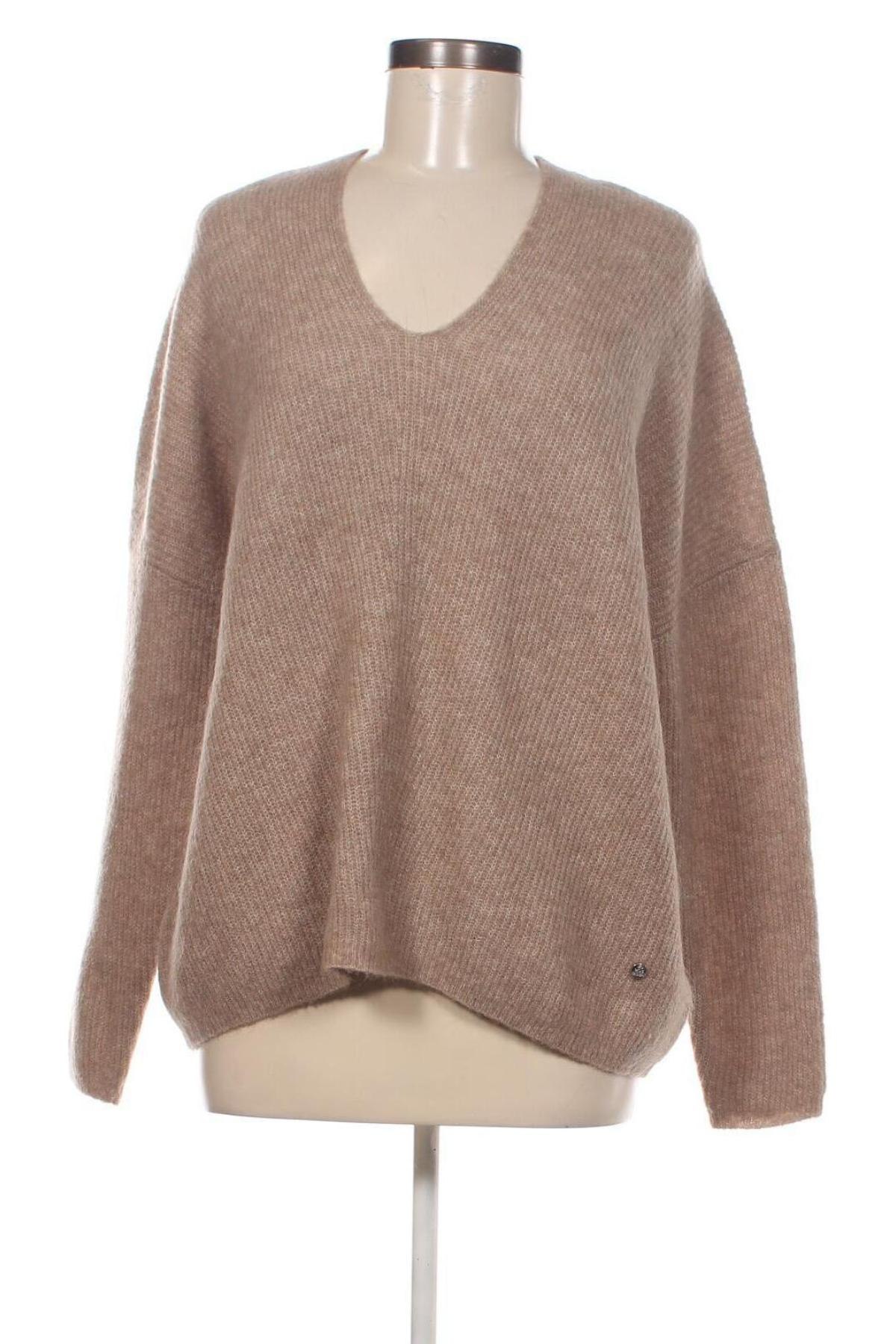 Damenpullover MOS MOSH, Größe L, Farbe Beige, Preis 72,16 €