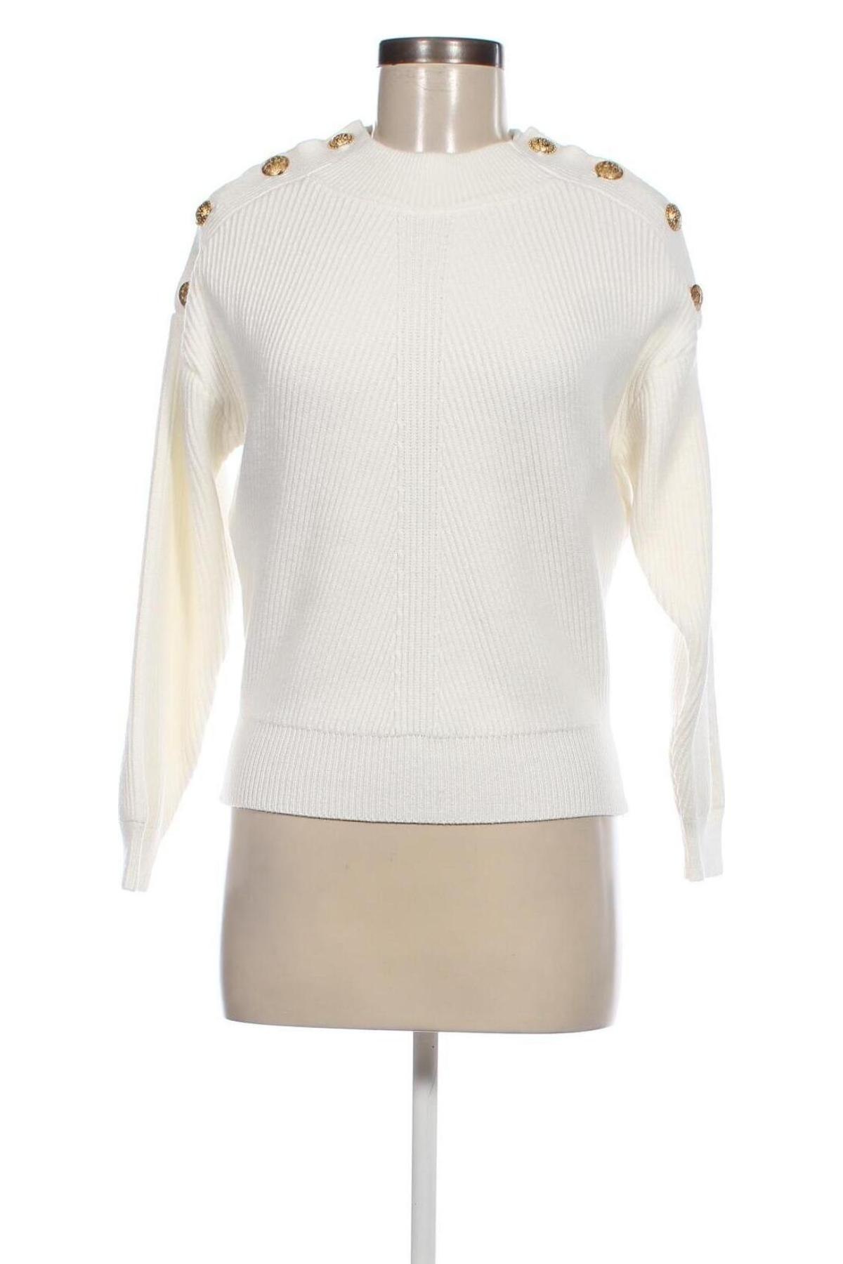 Γυναικείο πουλόβερ Mango, Μέγεθος S, Χρώμα Λευκό, Τιμή 16,30 €