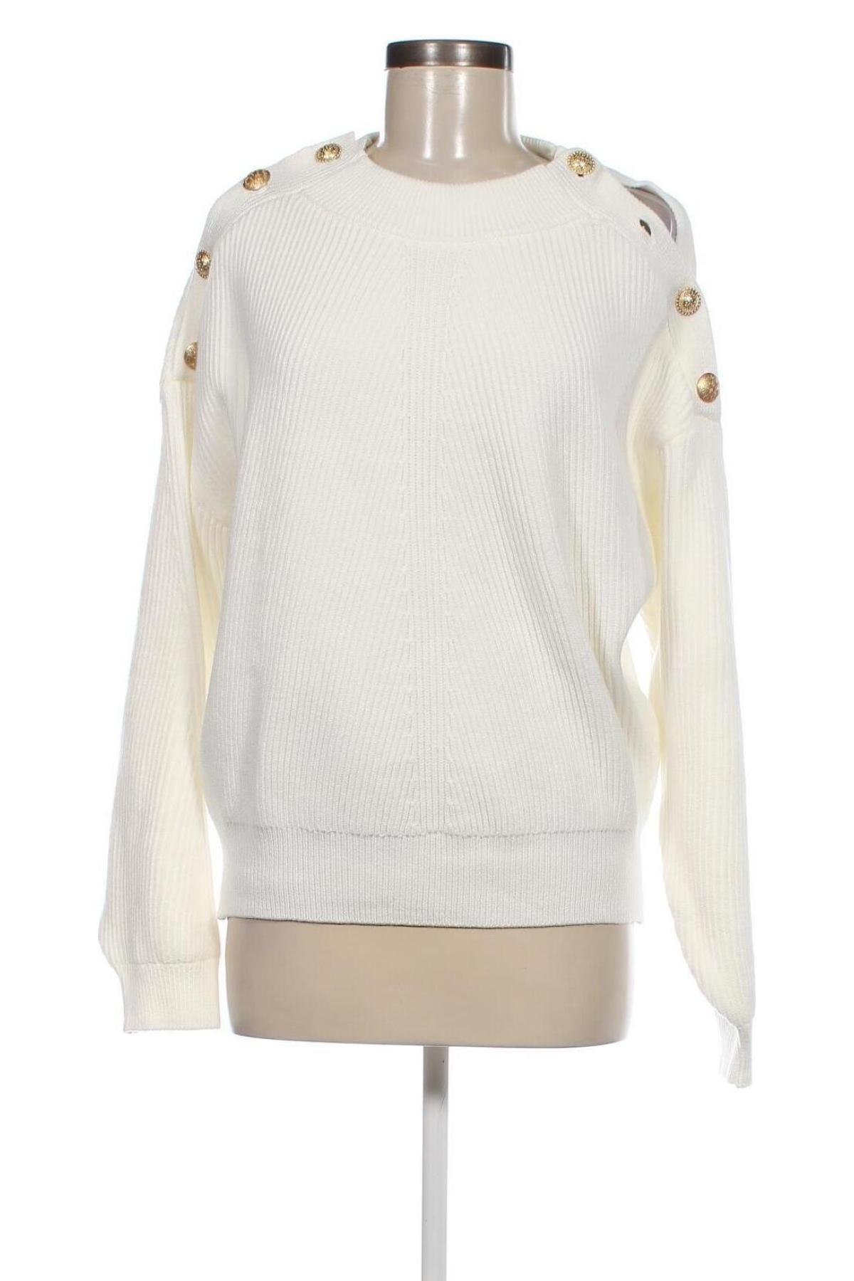 Γυναικείο πουλόβερ Mango, Μέγεθος XL, Χρώμα Λευκό, Τιμή 16,30 €