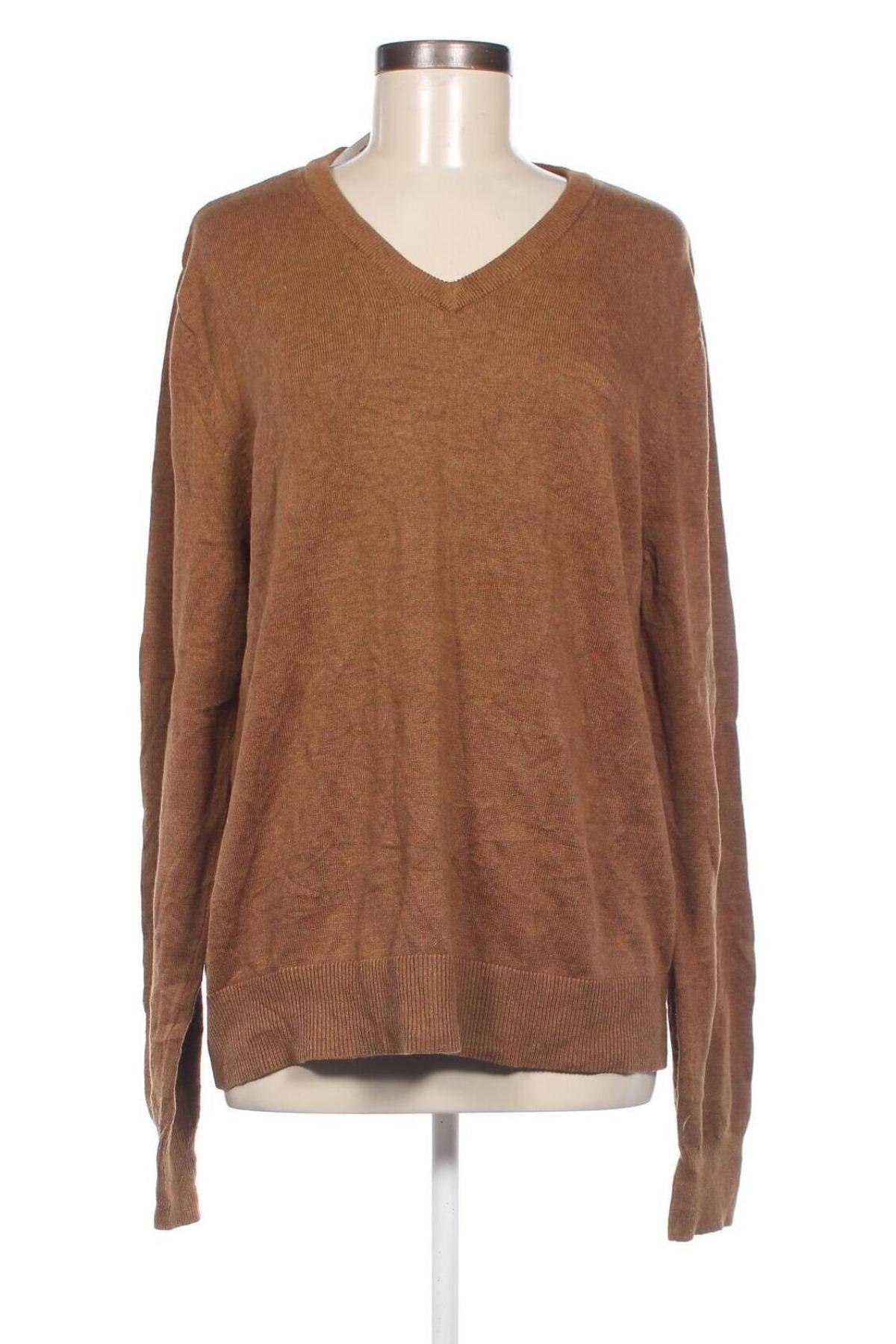 Дамски пуловер Merona, Размер L, Цвят Бежов, Цена 13,34 лв.