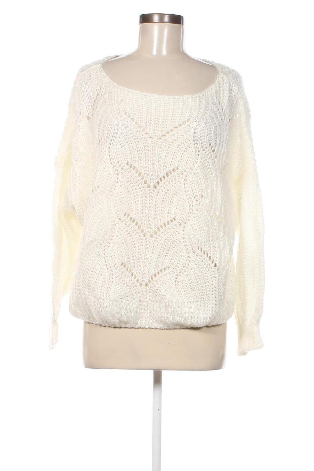 Damenpullover Millenium, Größe M, Farbe Weiß, Preis 8,07 €