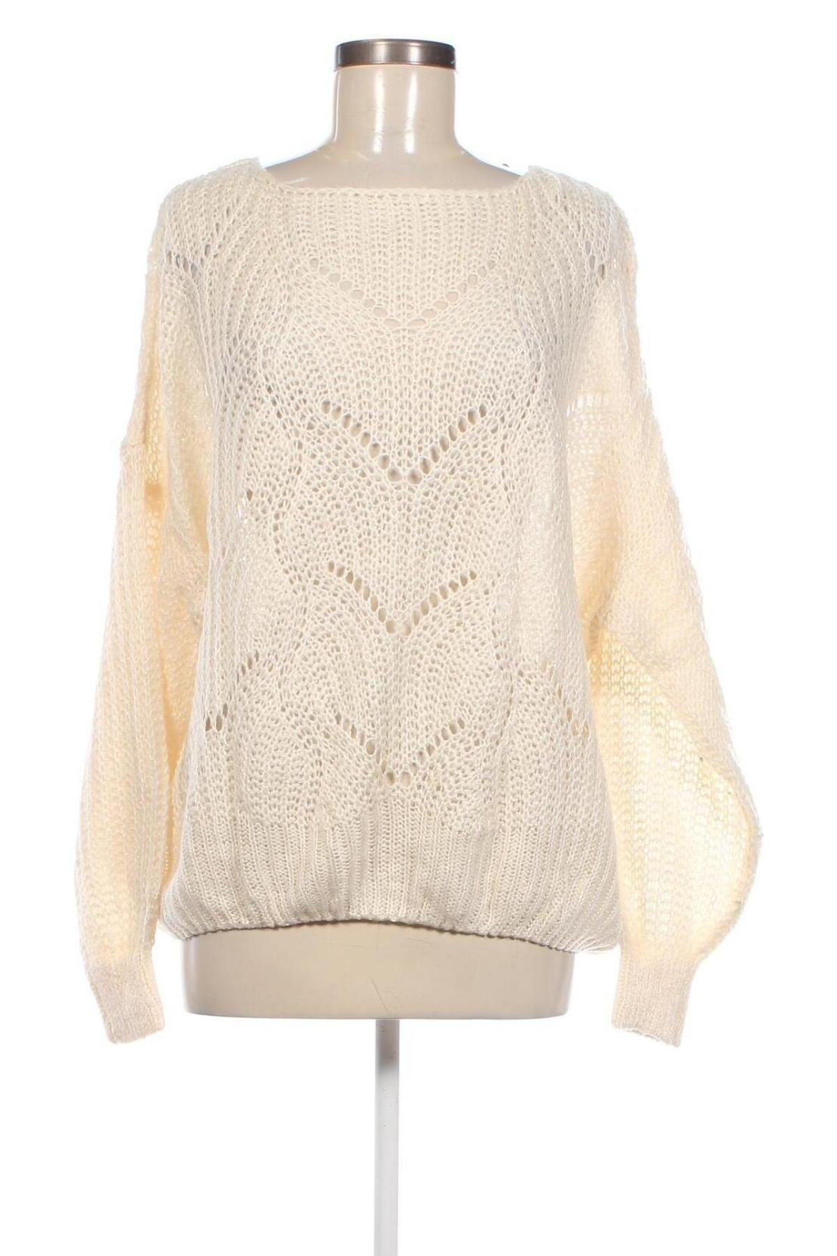 Дамски пуловер Millenium, Размер M, Цвят Екрю, Цена 12,47 лв.