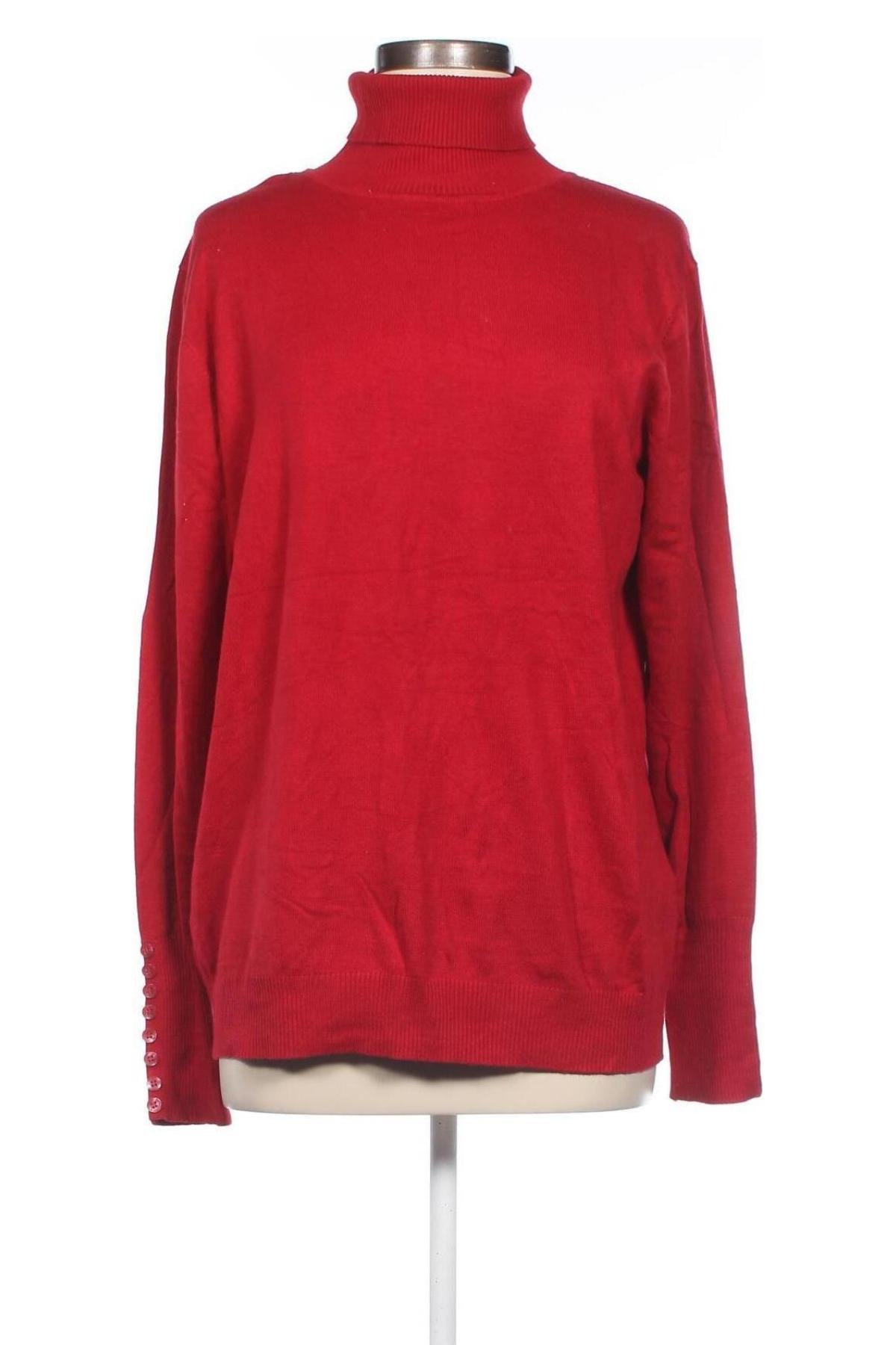Γυναικείο πουλόβερ Ned, Μέγεθος XXL, Χρώμα Κόκκινο, Τιμή 8,43 €