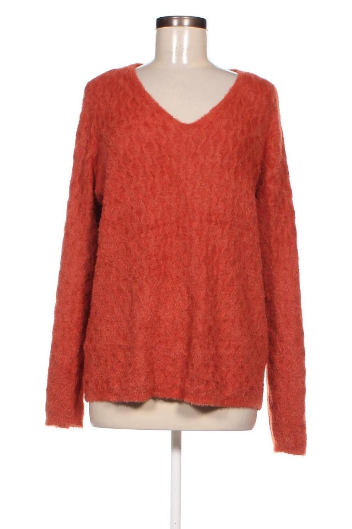 Дамски пуловер Ned, Размер XXL, Цвят Оранжев, Цена 13,63 лв.