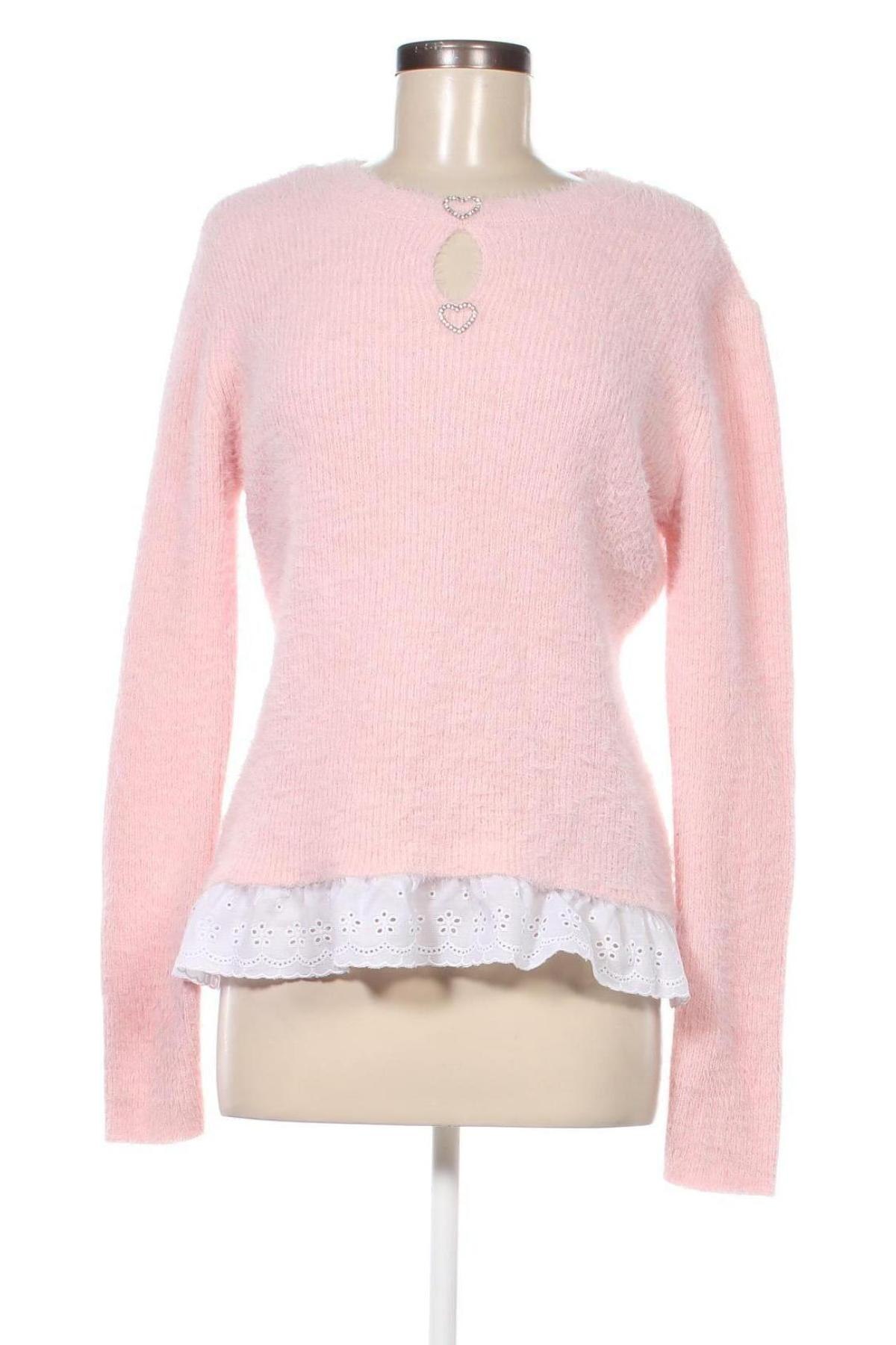 Γυναικείο πουλόβερ No Boundaries, Μέγεθος XL, Χρώμα Ρόζ , Τιμή 8,97 €